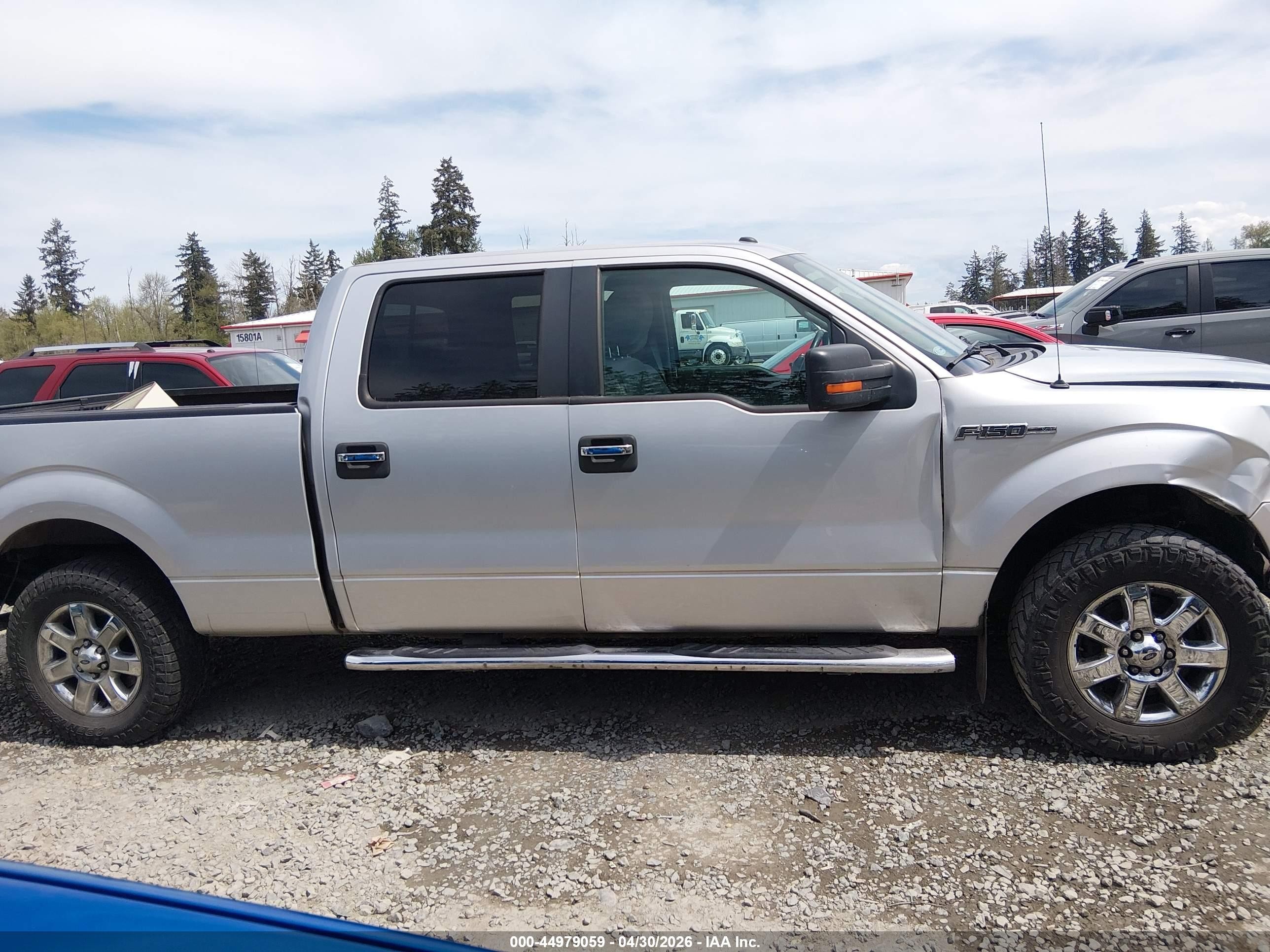2013 Ford F-150 Xlt Silver vin: 1FTFW1EF9DKD55044