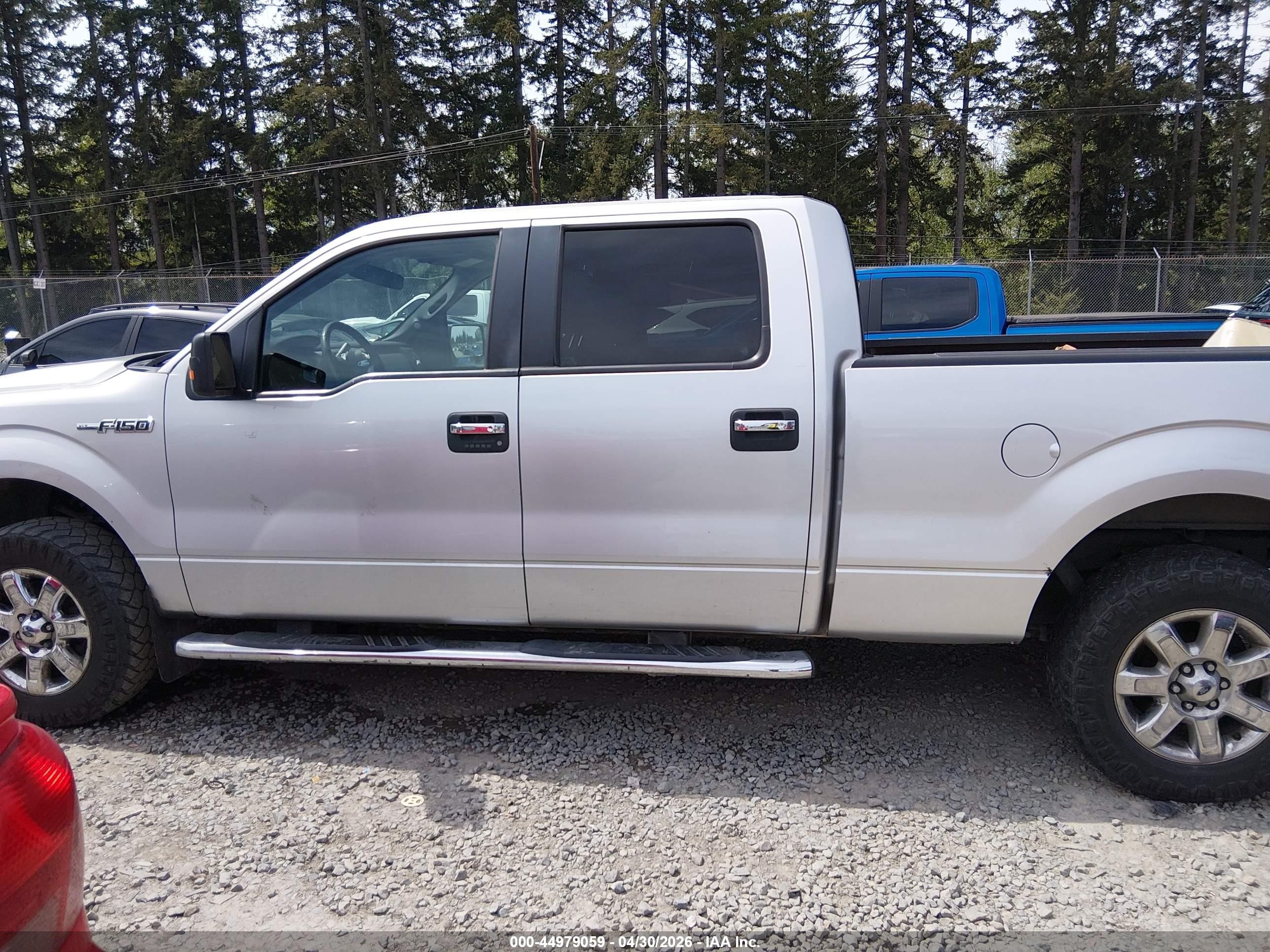 2013 Ford F-150 Xlt Silver vin: 1FTFW1EF9DKD55044