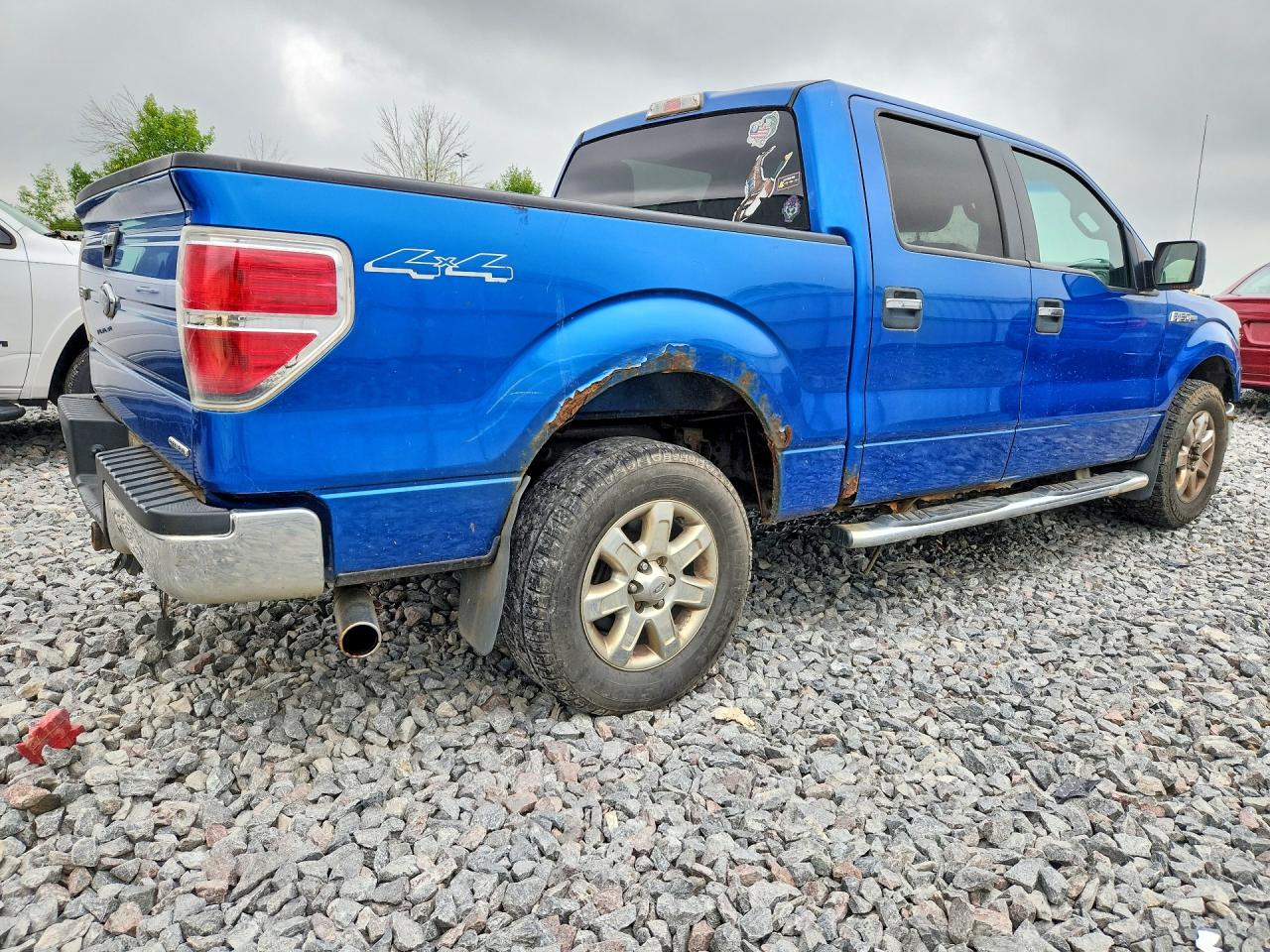 2013 Ford F150 Supercrew Blue vin: 1FTFW1EF9DKD81983