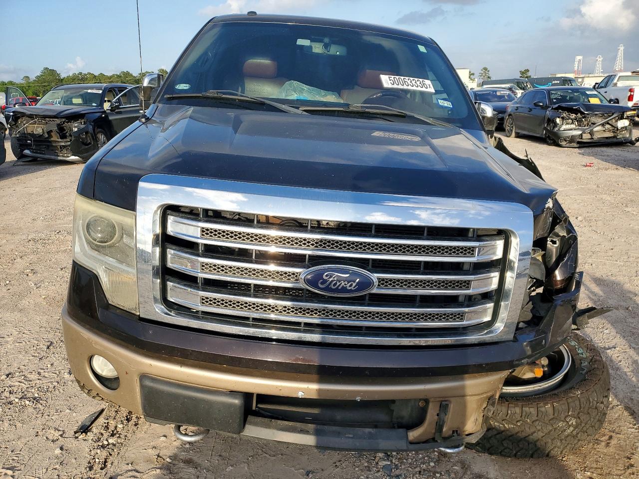 2013 Ford F150 Supercrew Brown vin: 1FTFW1EF9DKE22693