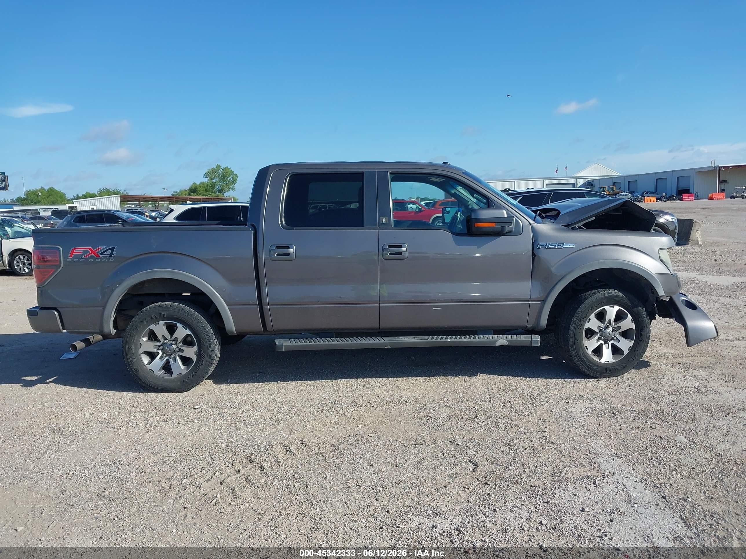 2013 Ford F-150 Fx4 Gray vin: 1FTFW1EF9DKE50333