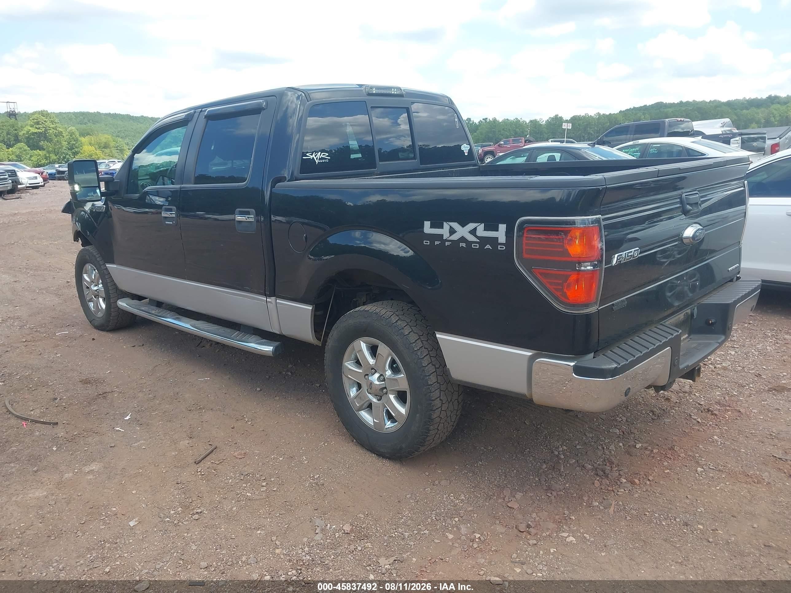 2013 Ford F-150 Xlt Черный vin: 1FTFW1EF9DKF02348