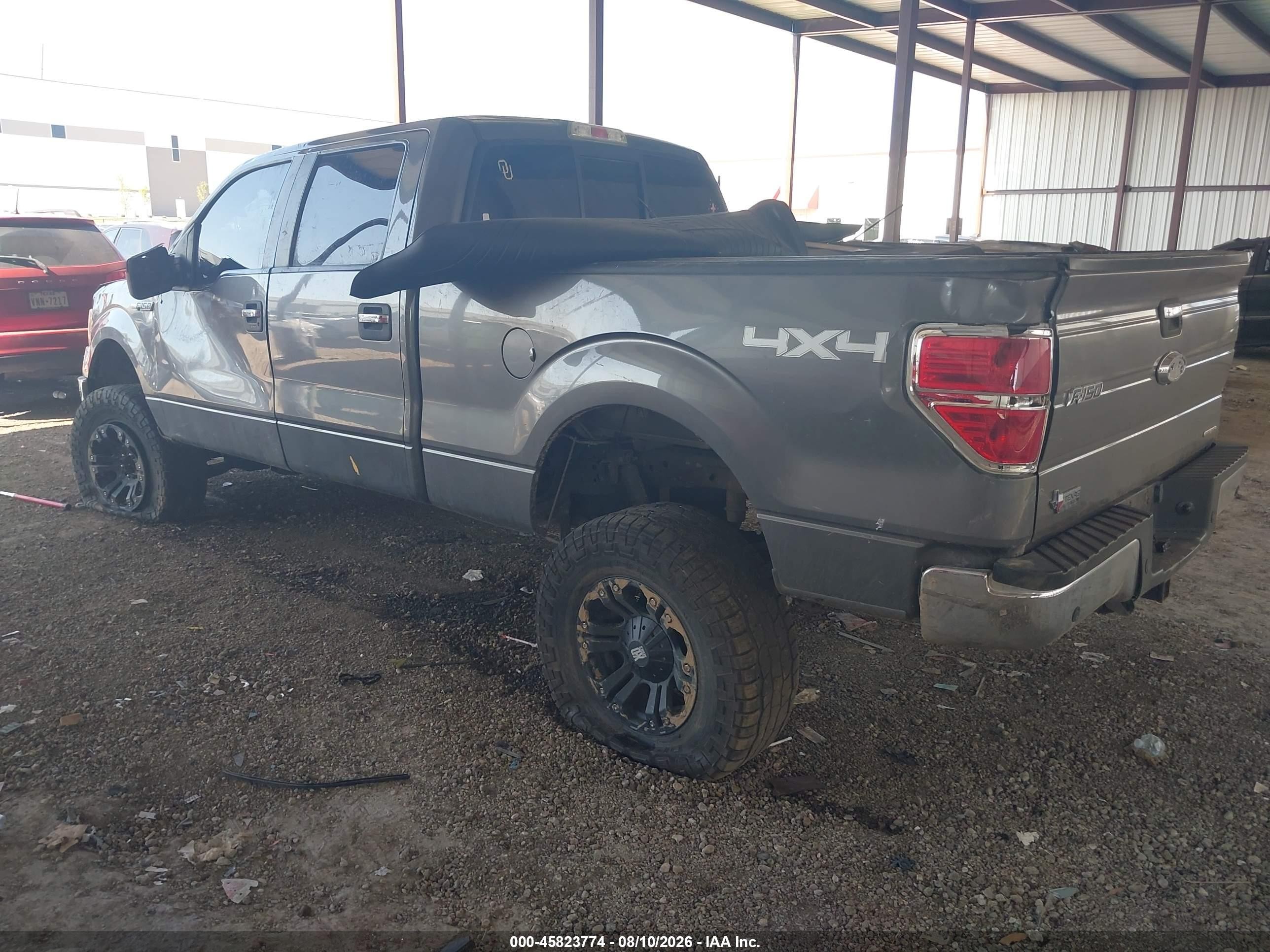 2013 Ford F-150 Xlt Gray vin: 1FTFW1EF9DKG07147