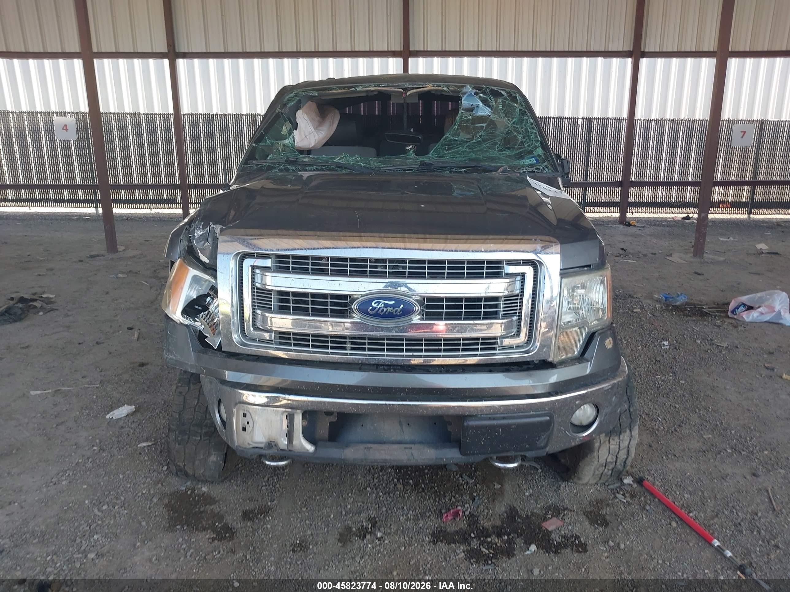 2013 Ford F-150 Xlt Gray vin: 1FTFW1EF9DKG07147