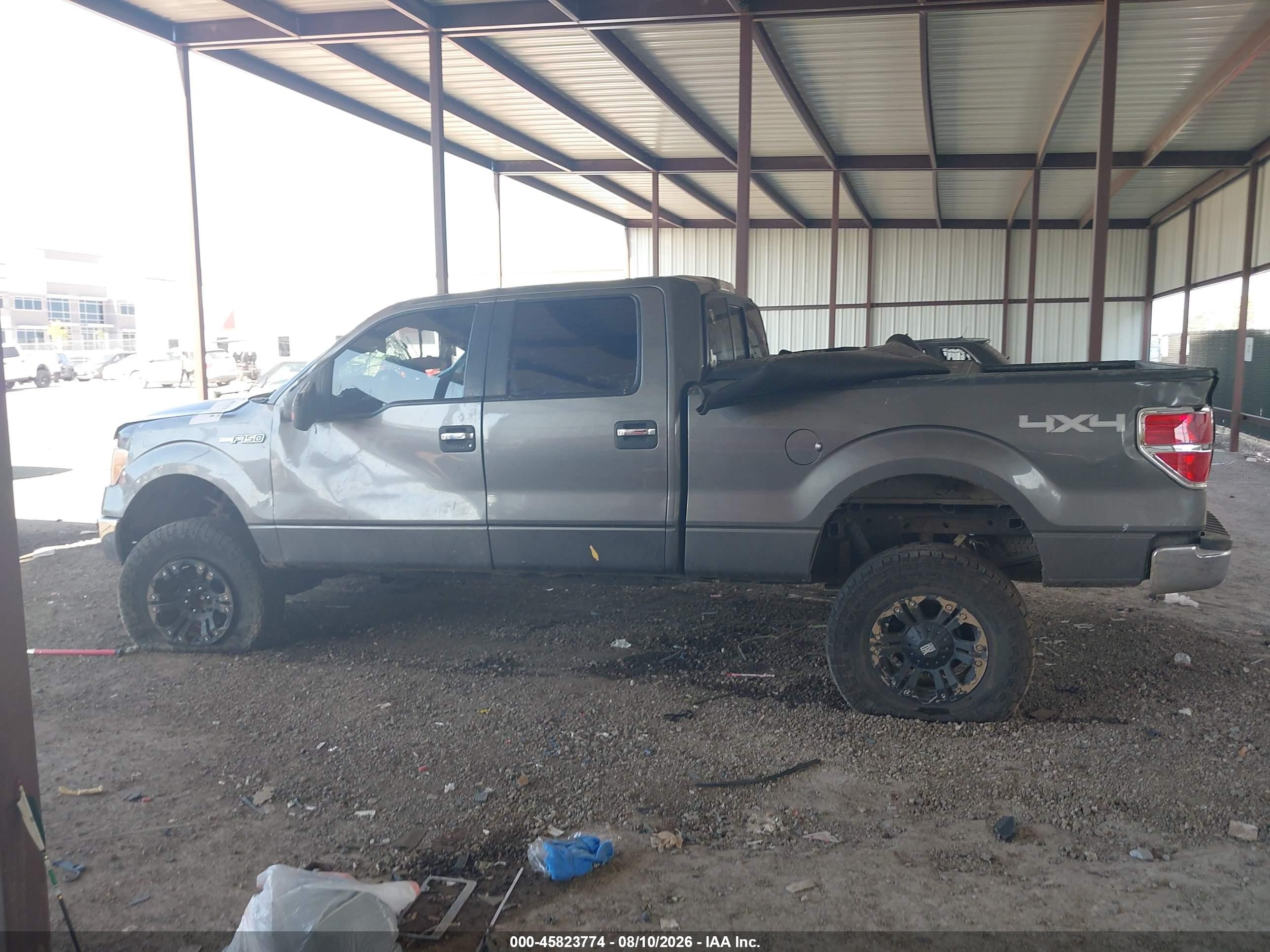2013 Ford F-150 Xlt Gray vin: 1FTFW1EF9DKG07147