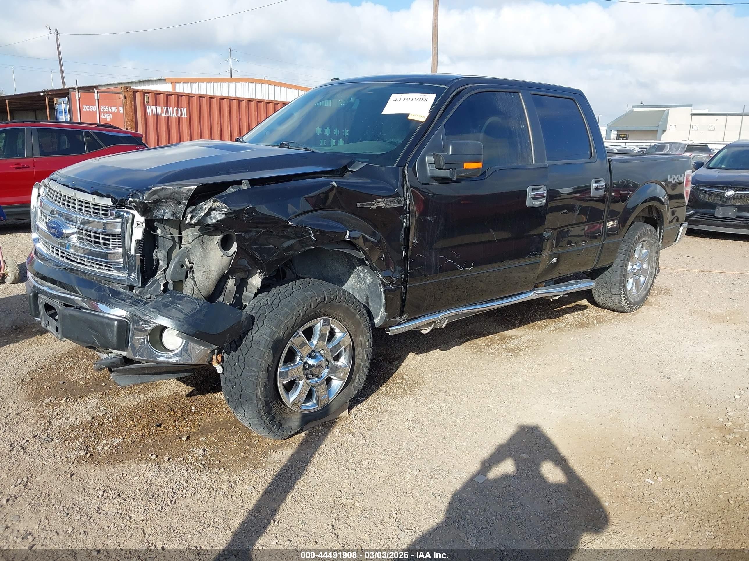 2013 Ford F-150 Xlt Черный vin: 1FTFW1EF9DKG24949