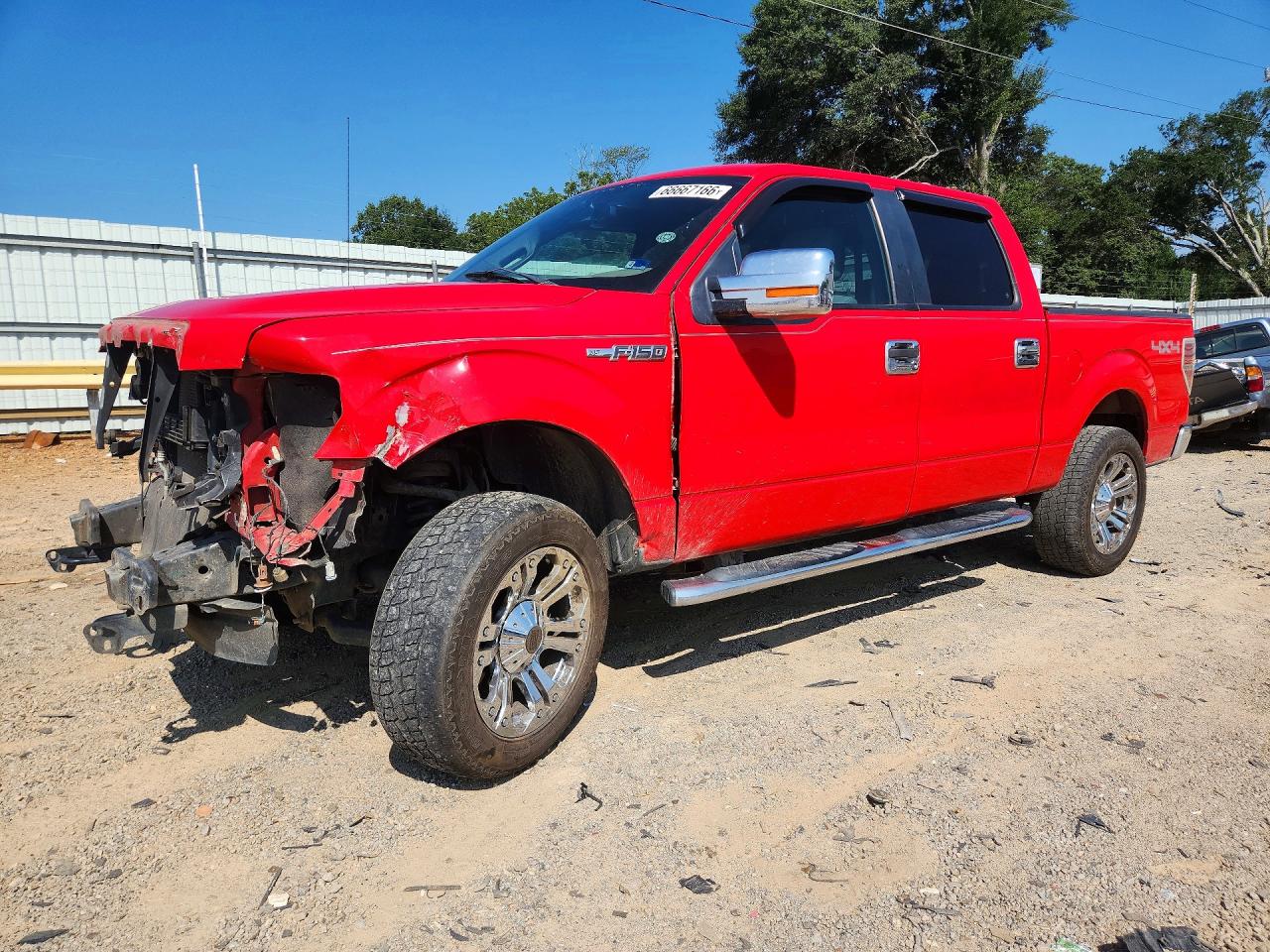 2014 Ford F150 Supercrew Red vin: 1FTFW1EF9EFA71410