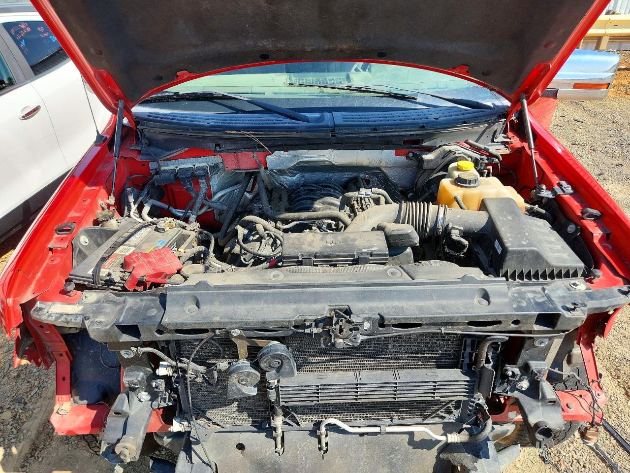 2014 Ford F150 Supercrew Red vin: 1FTFW1EF9EFA71410