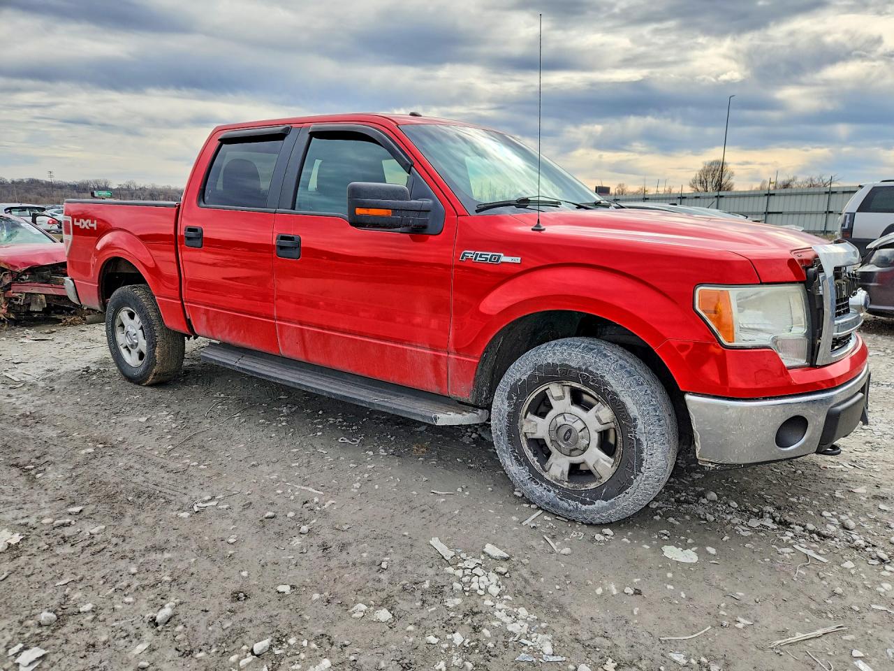 2014 Ford F150 Supercrew Красный vin: 1FTFW1EF9EFB02333