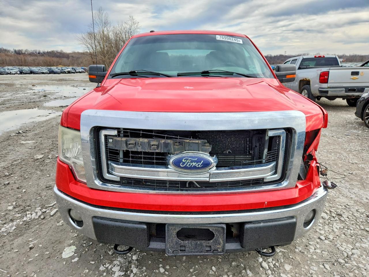 2014 Ford F150 Supercrew Красный vin: 1FTFW1EF9EFB02333