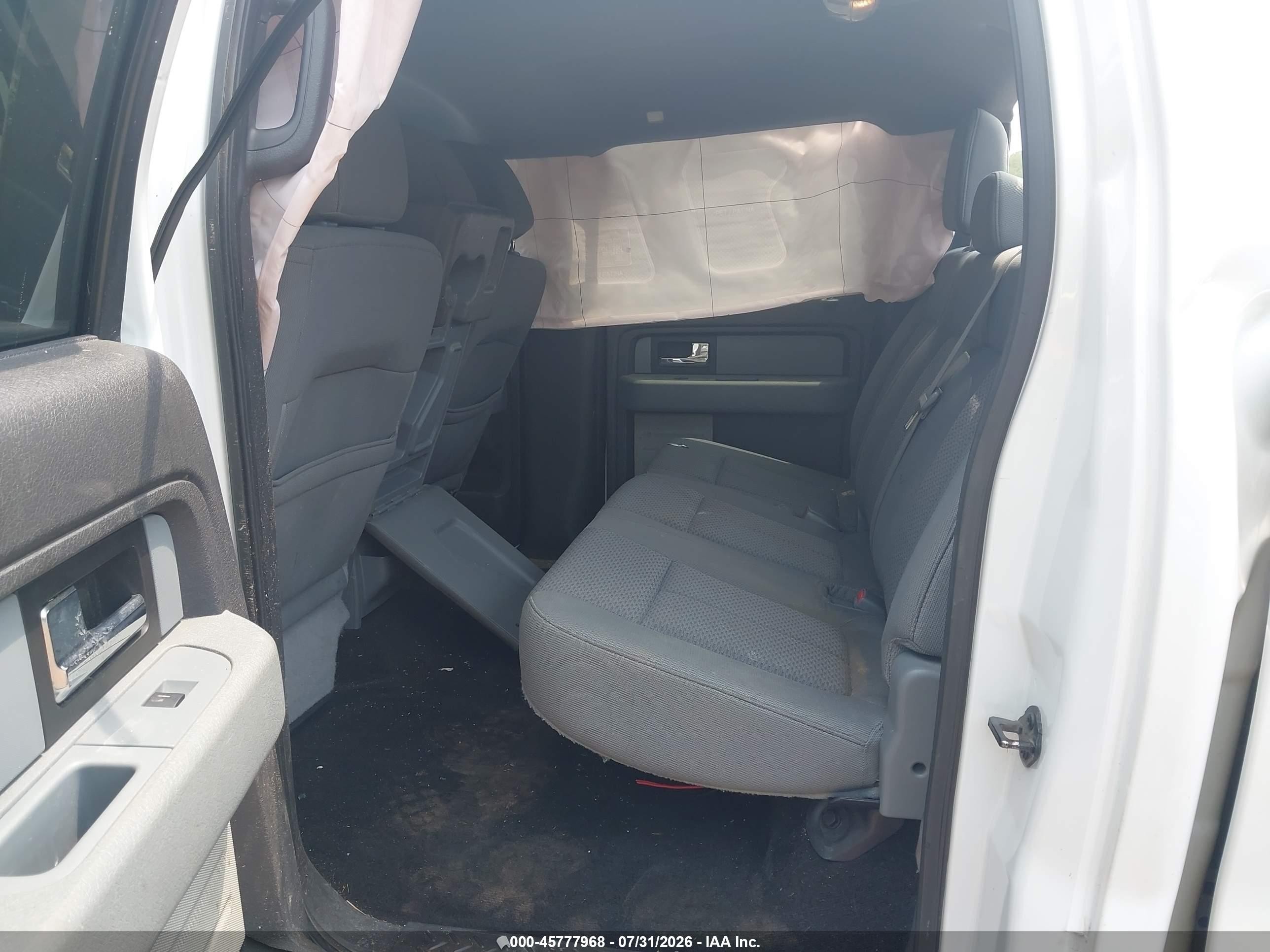 2014 Ford F-150 Xlt White vin: 1FTFW1EF9EFB02400