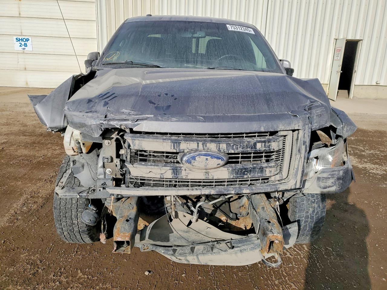 2014 Ford F150 Gray vin: 1FTFW1EF9EFB21755