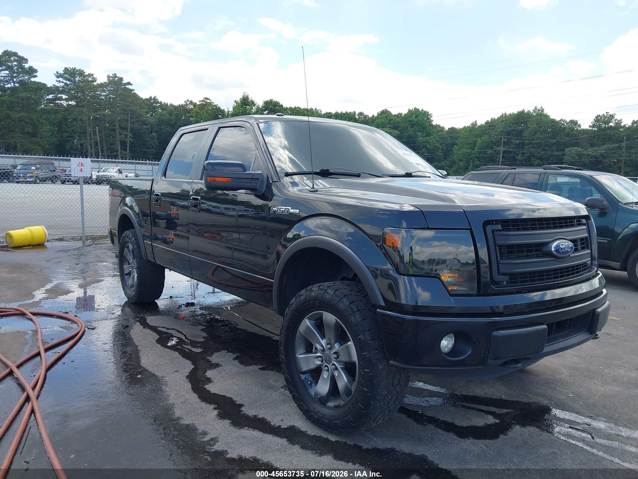 2014 Ford F-150 Fx4 Black vin: 1FTFW1EF9EFC84602