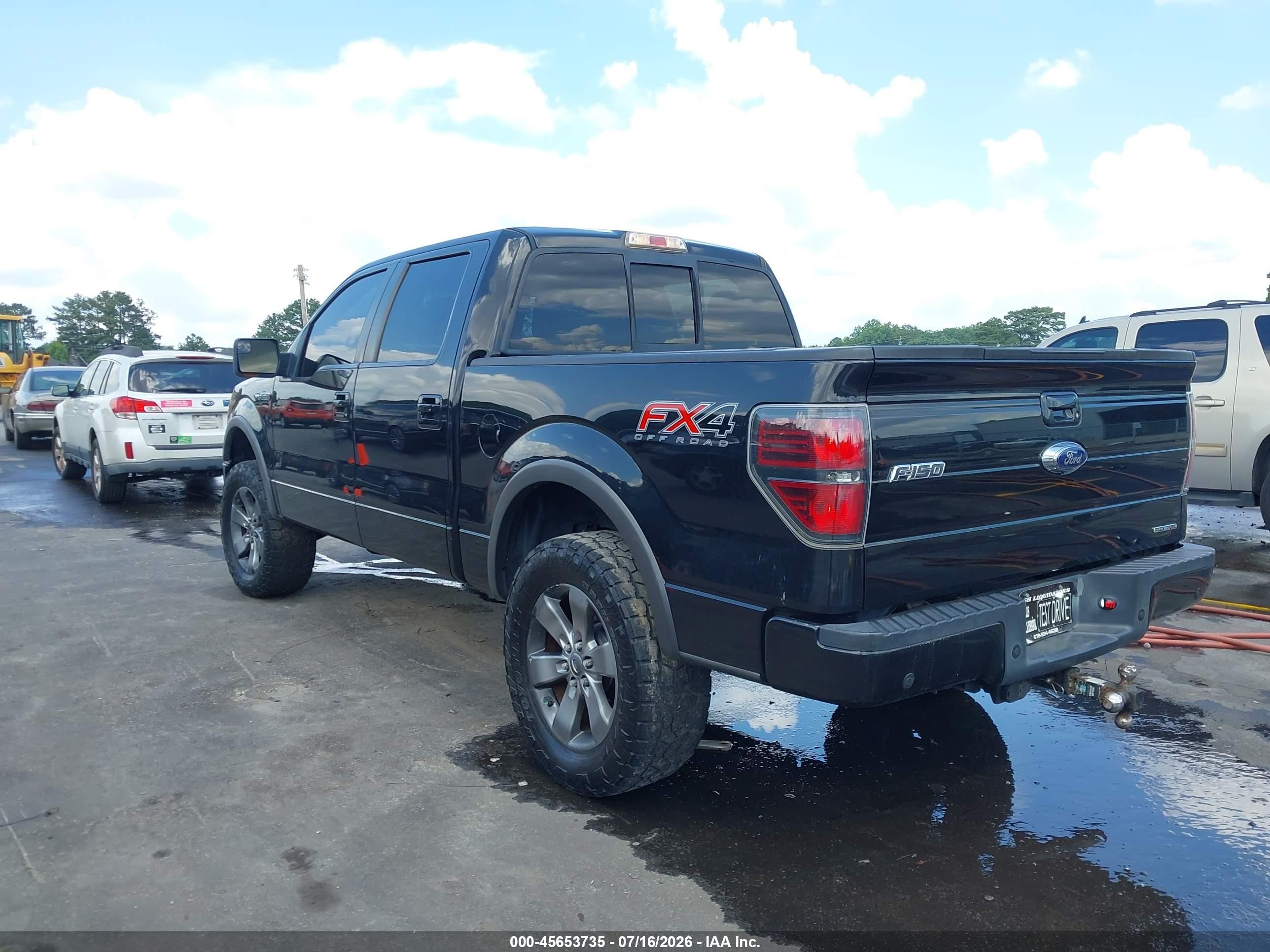 2014 Ford F-150 Fx4 Black vin: 1FTFW1EF9EFC84602