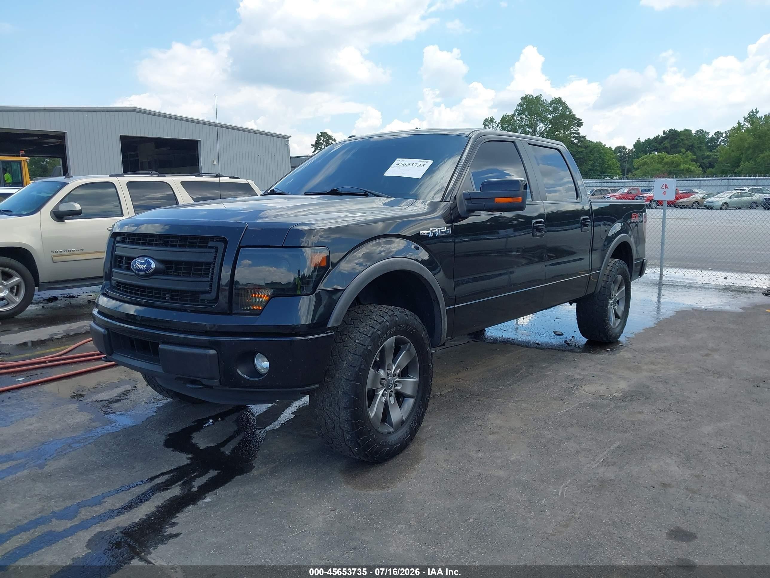 2014 Ford F-150 Fx4 Black vin: 1FTFW1EF9EFC84602