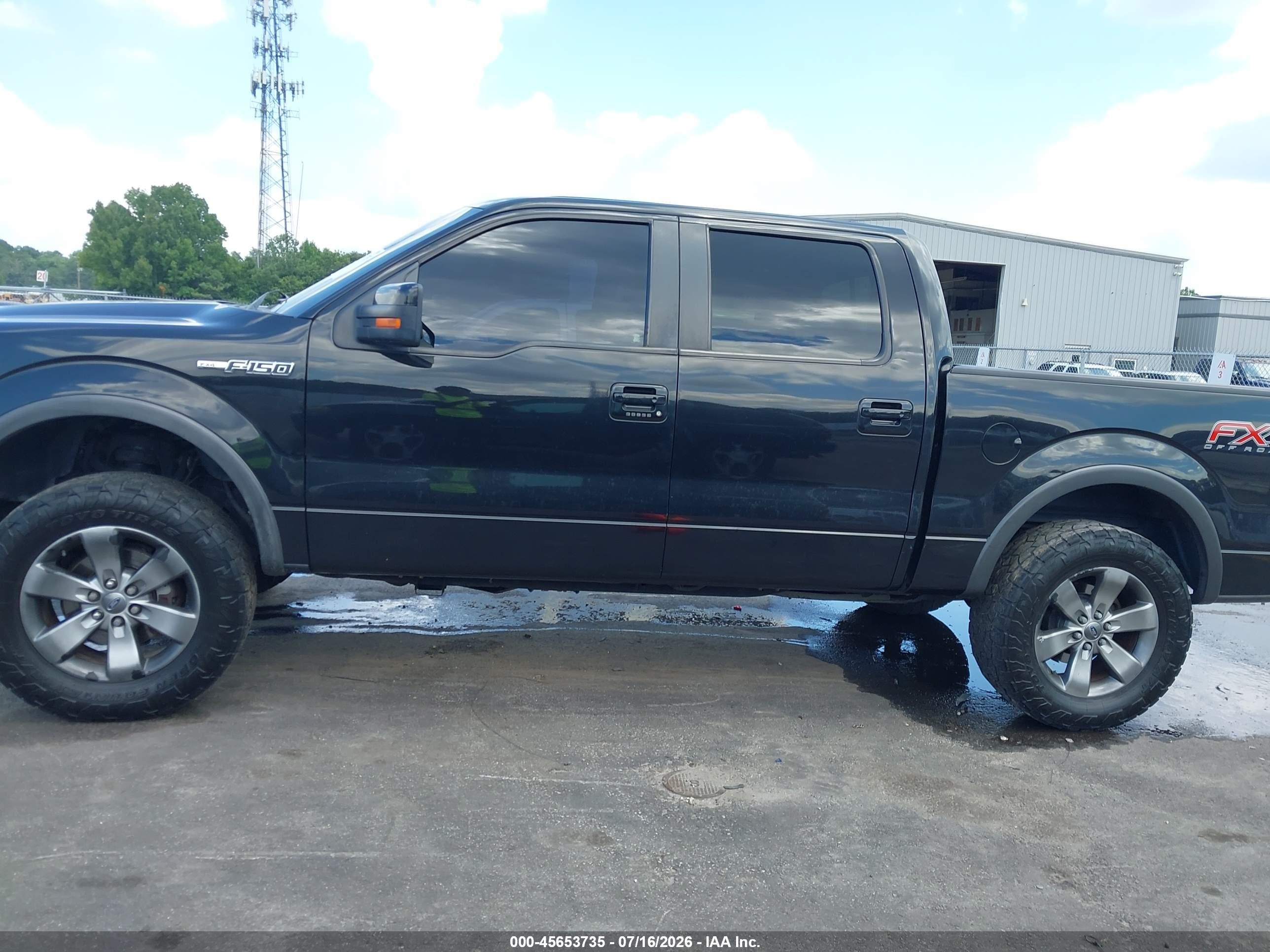 2014 Ford F-150 Fx4 Black vin: 1FTFW1EF9EFC84602
