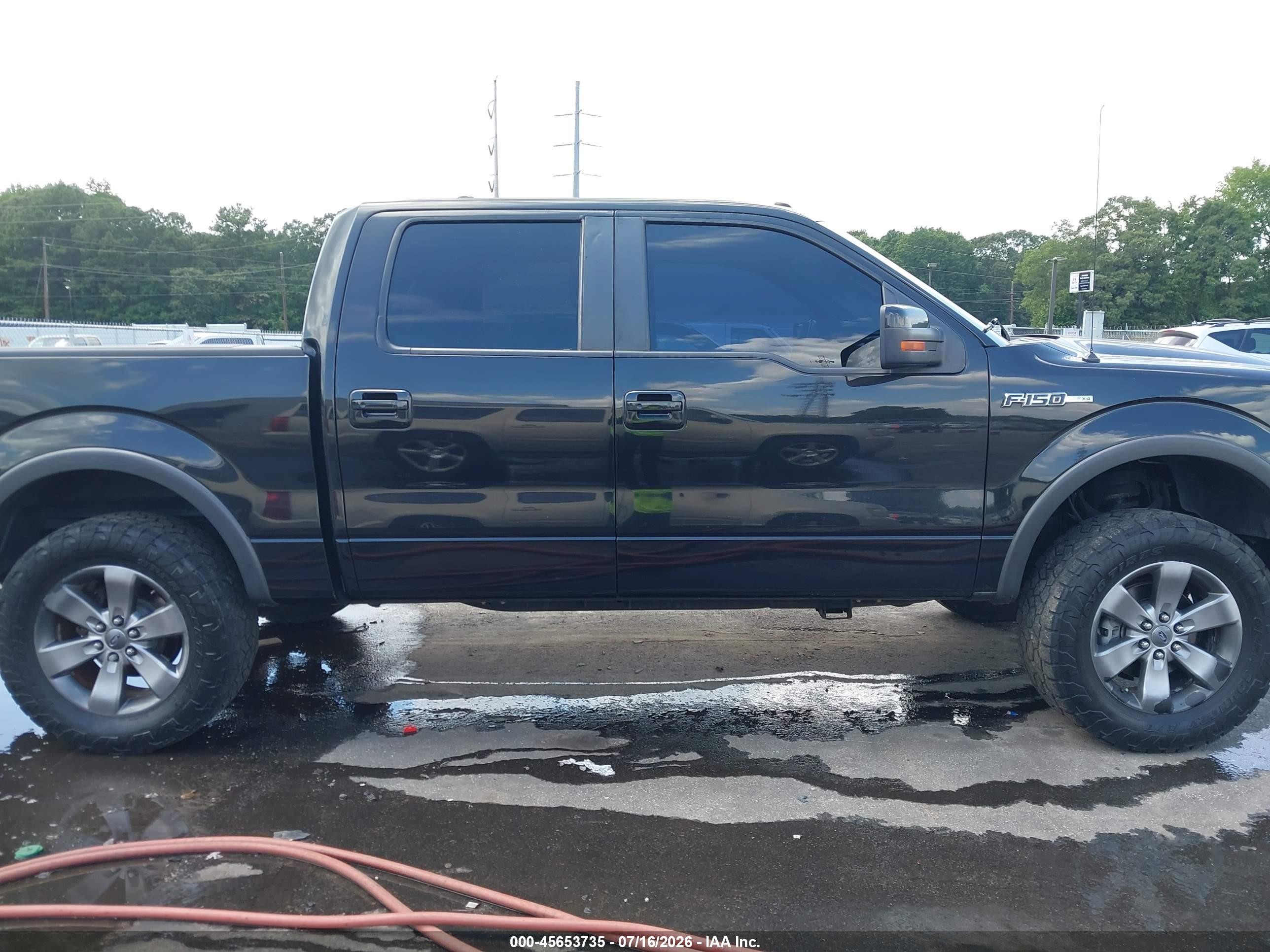 2014 Ford F-150 Fx4 Black vin: 1FTFW1EF9EFC84602