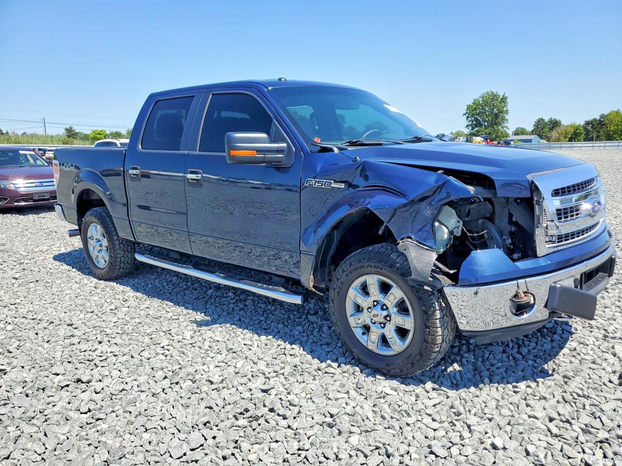 2014 Ford F150 Supercrew Blue vin: 1FTFW1EF9EFC89668