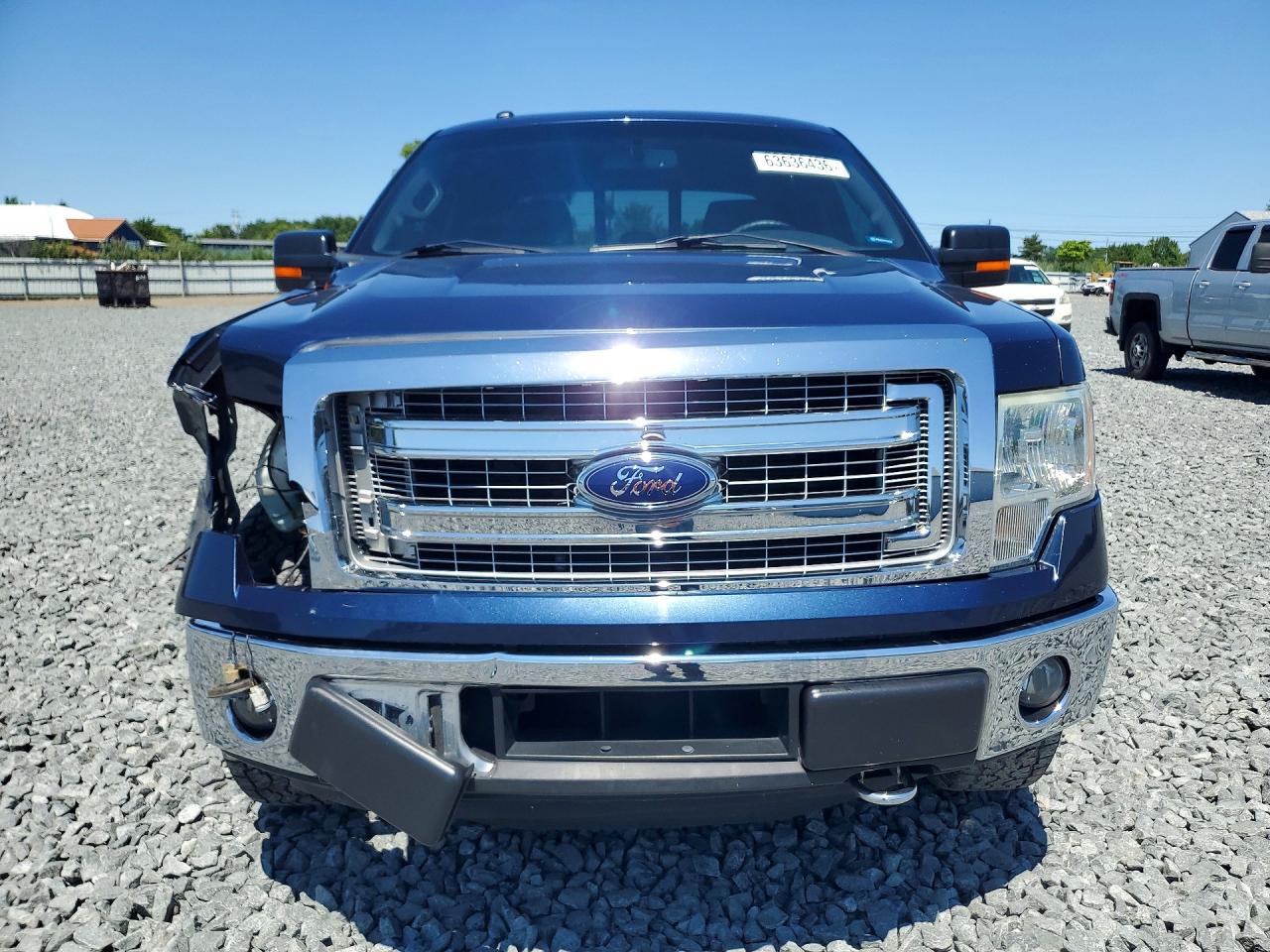 2014 Ford F150 Supercrew Blue vin: 1FTFW1EF9EFC89668