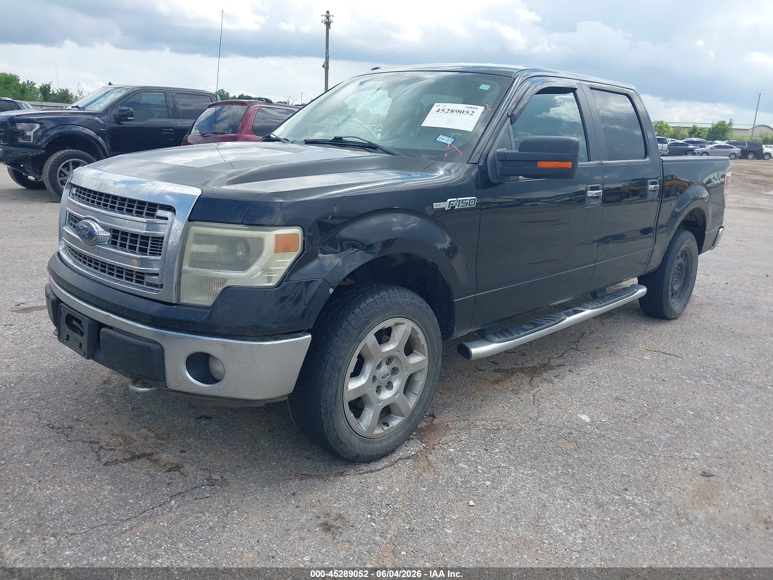 2014 Ford F-150 Xlt Black vin: 1FTFW1EF9EFD08767