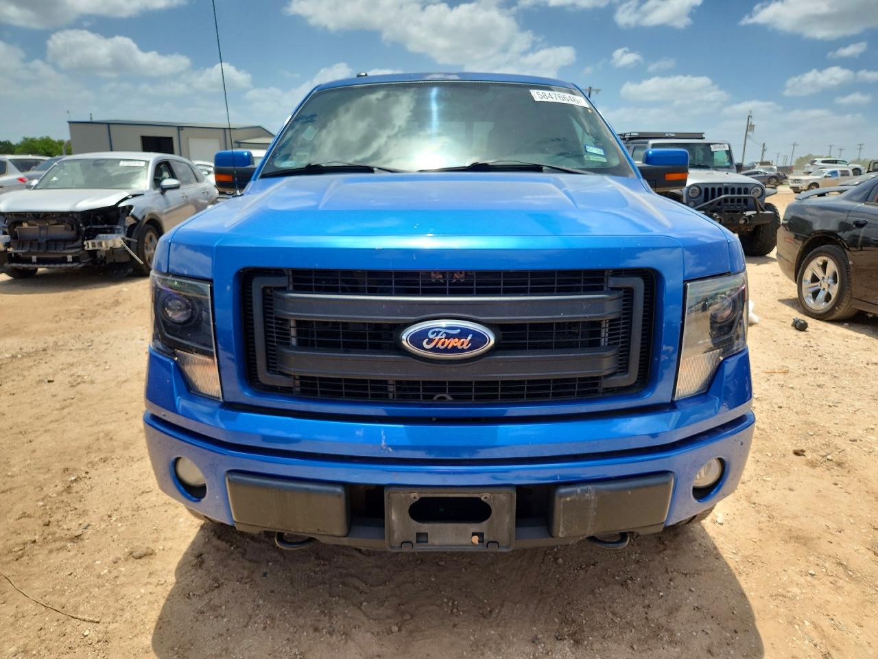 2014 Ford F150 Supercrew Синий vin: 1FTFW1EF9EKD15306