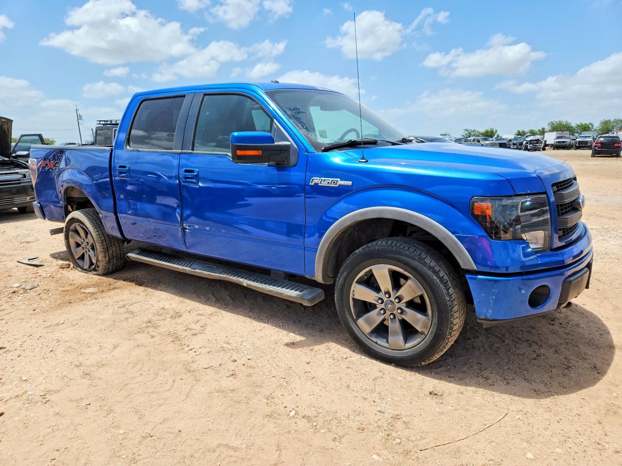2014 Ford F150 Supercrew Синий vin: 1FTFW1EF9EKD15306