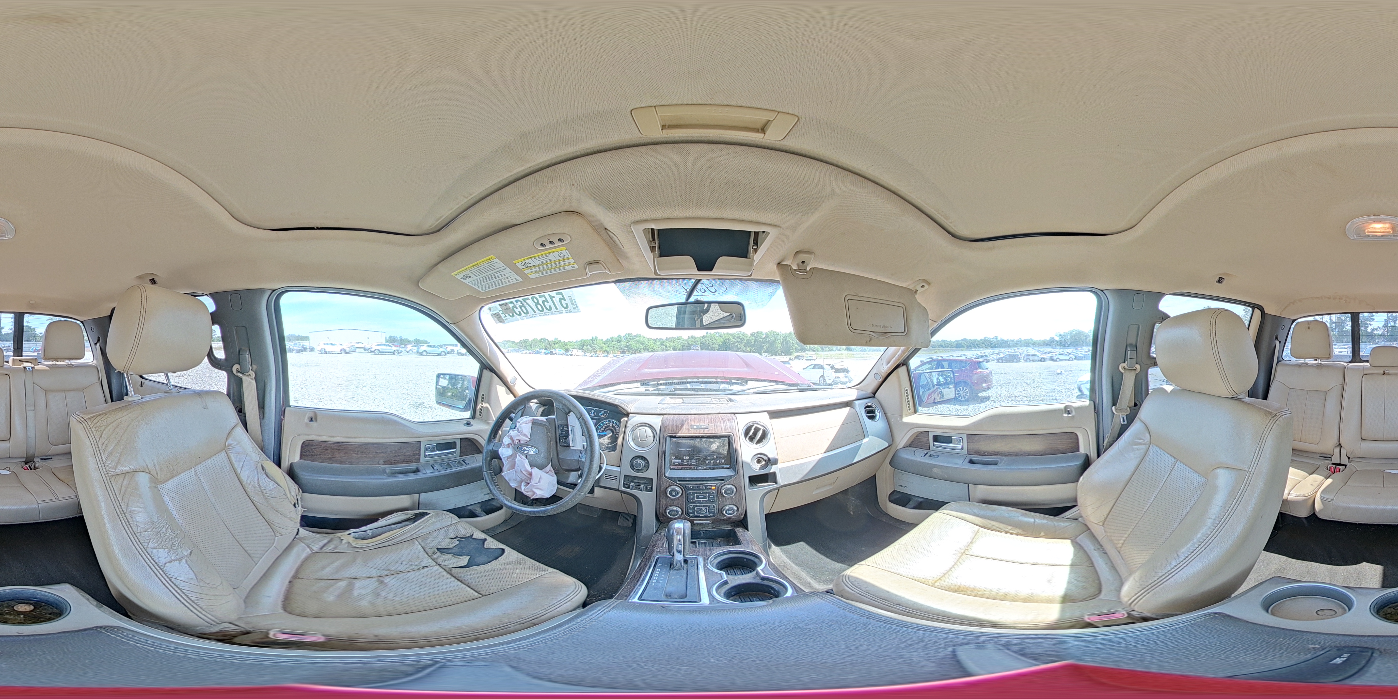 2014 Ford F150 Supercrew Red vin: 1FTFW1EF9EKD28587