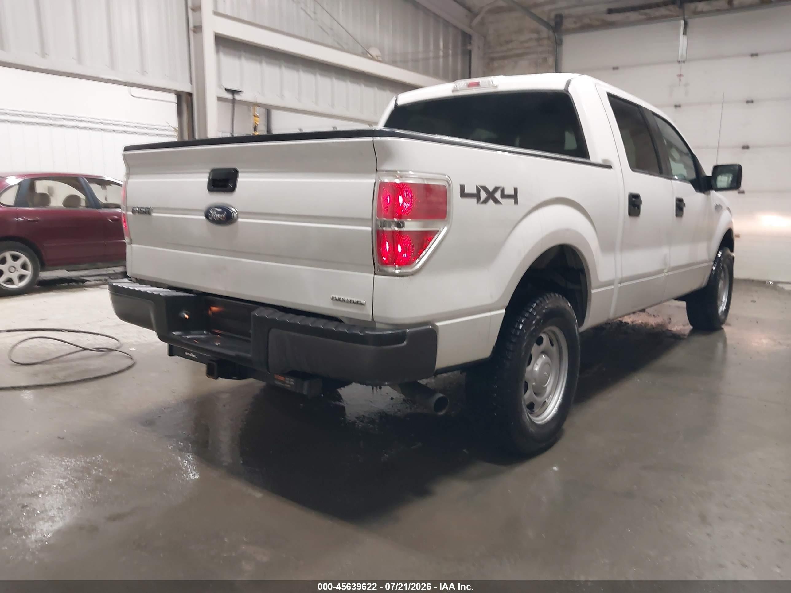 2014 Ford F-150 Xl White vin: 1FTFW1EF9EKE11775