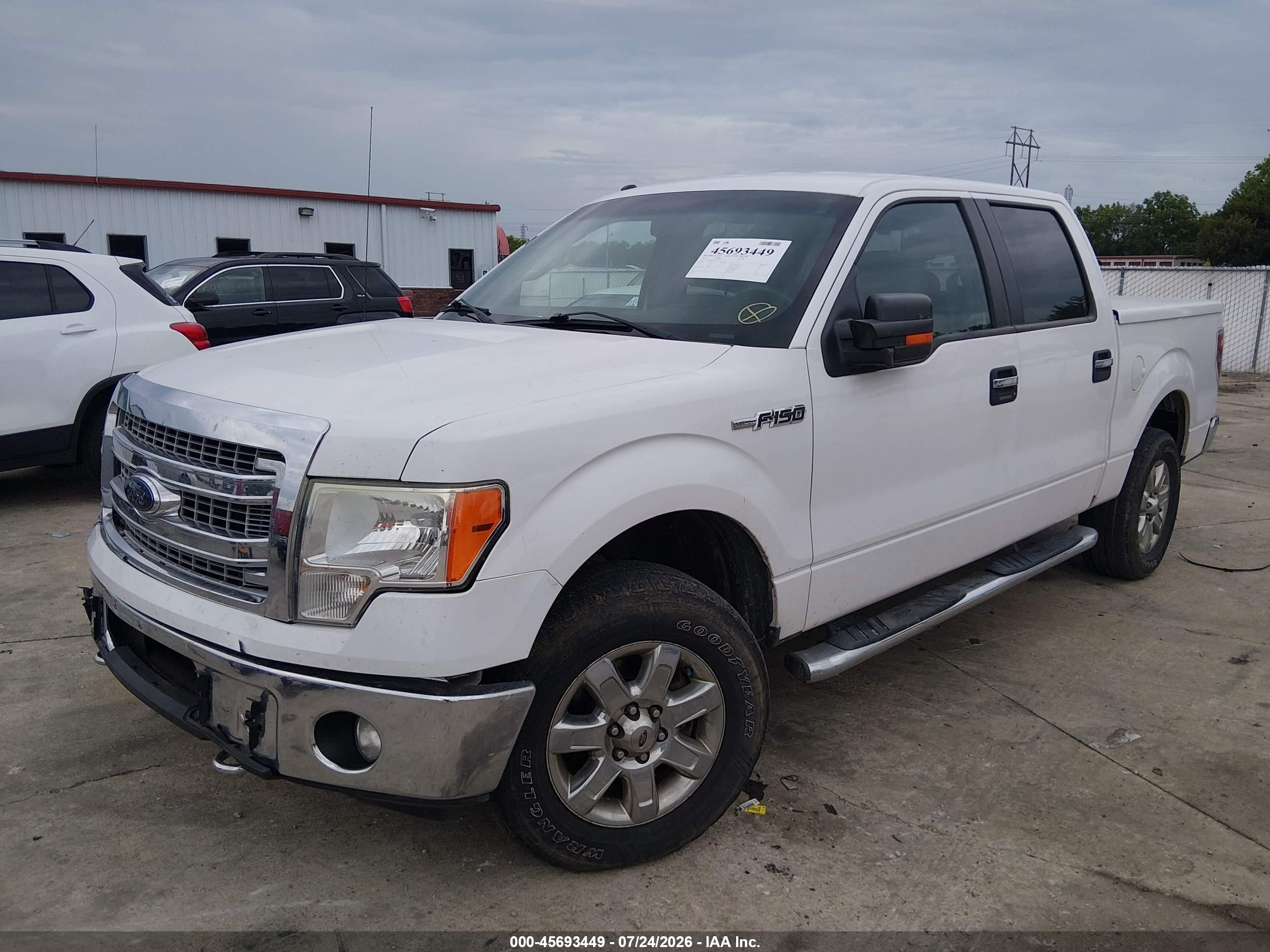 2014 Ford F-150 Xlt Белый vin: 1FTFW1EF9EKE43965