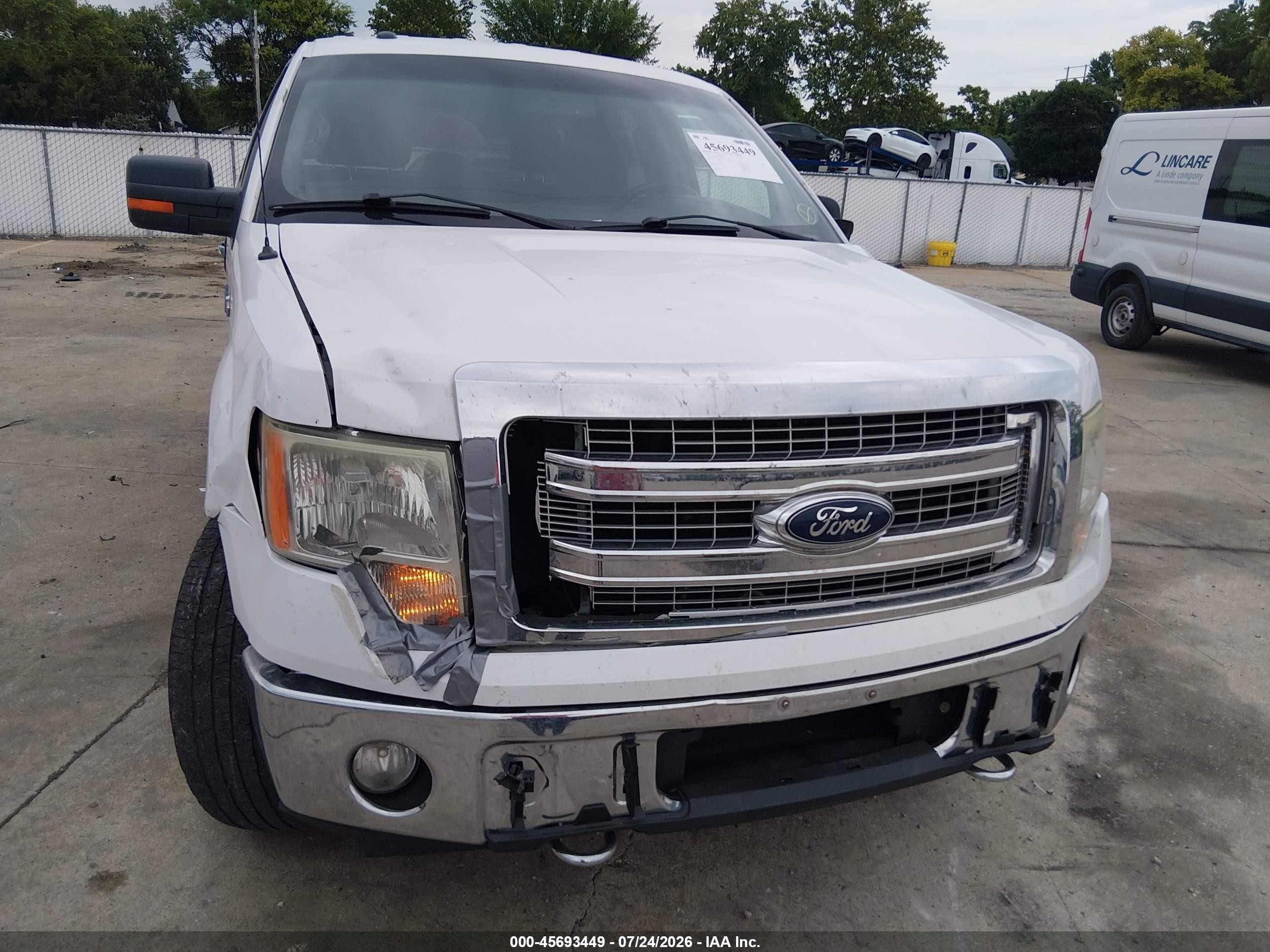 2014 Ford F-150 Xlt Белый vin: 1FTFW1EF9EKE43965
