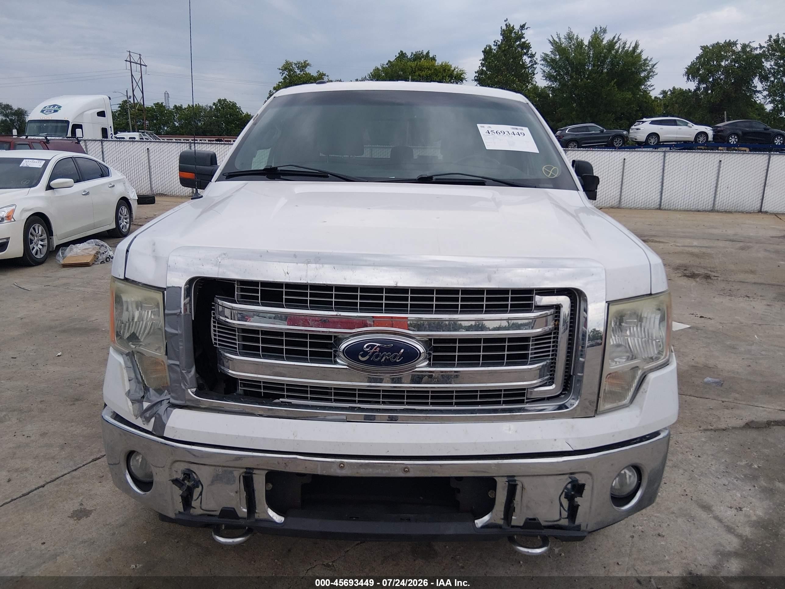 2014 Ford F-150 Xlt Белый vin: 1FTFW1EF9EKE43965