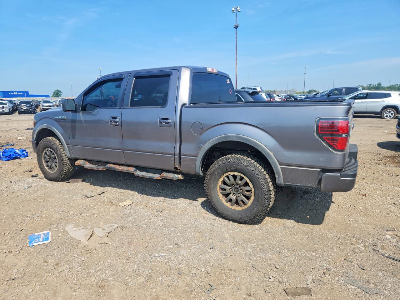 2014 Ford F150 Supercrew Gray vin: 1FTFW1EF9EKF48893