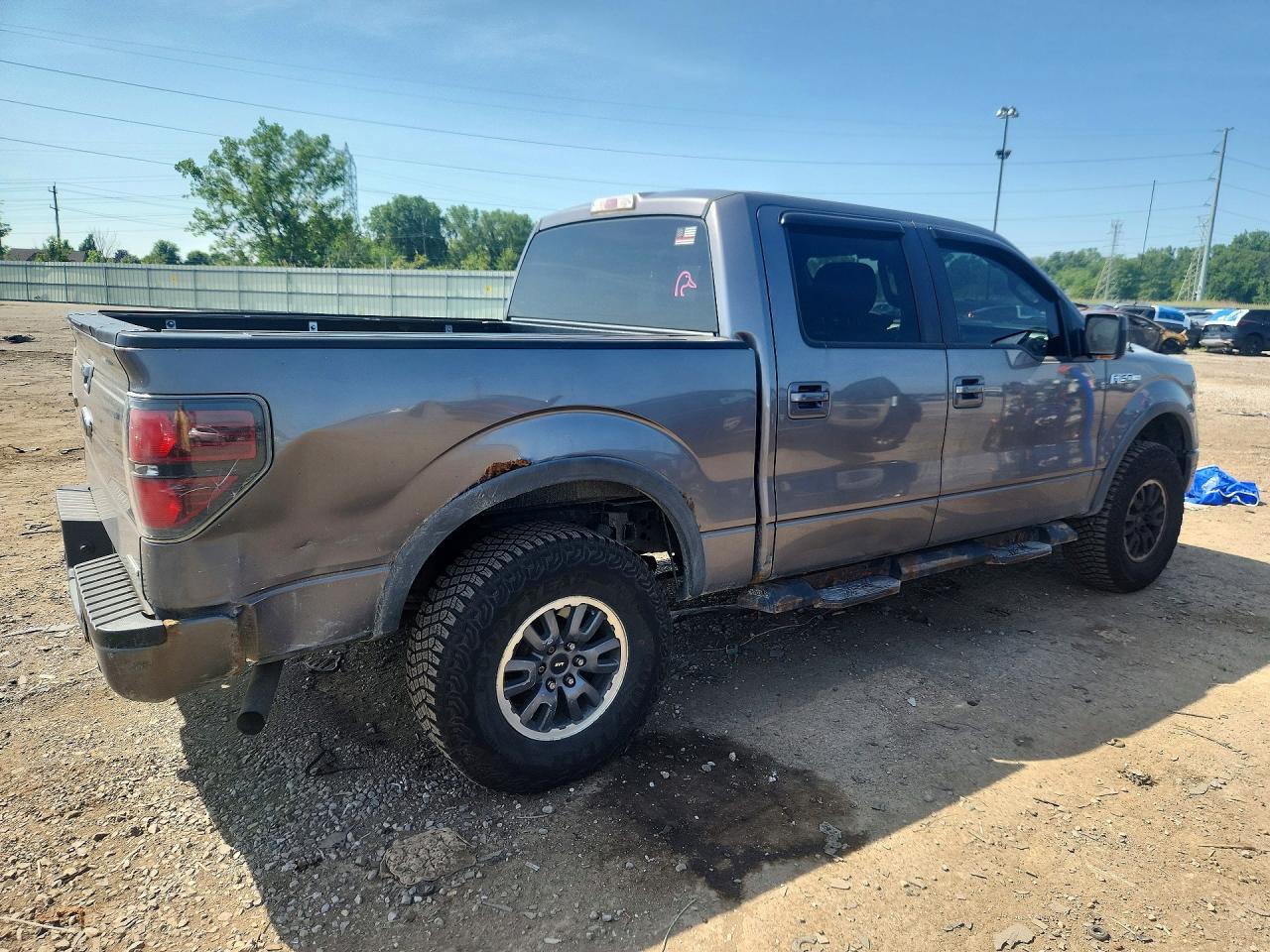 2014 Ford F150 Supercrew Gray vin: 1FTFW1EF9EKF48893
