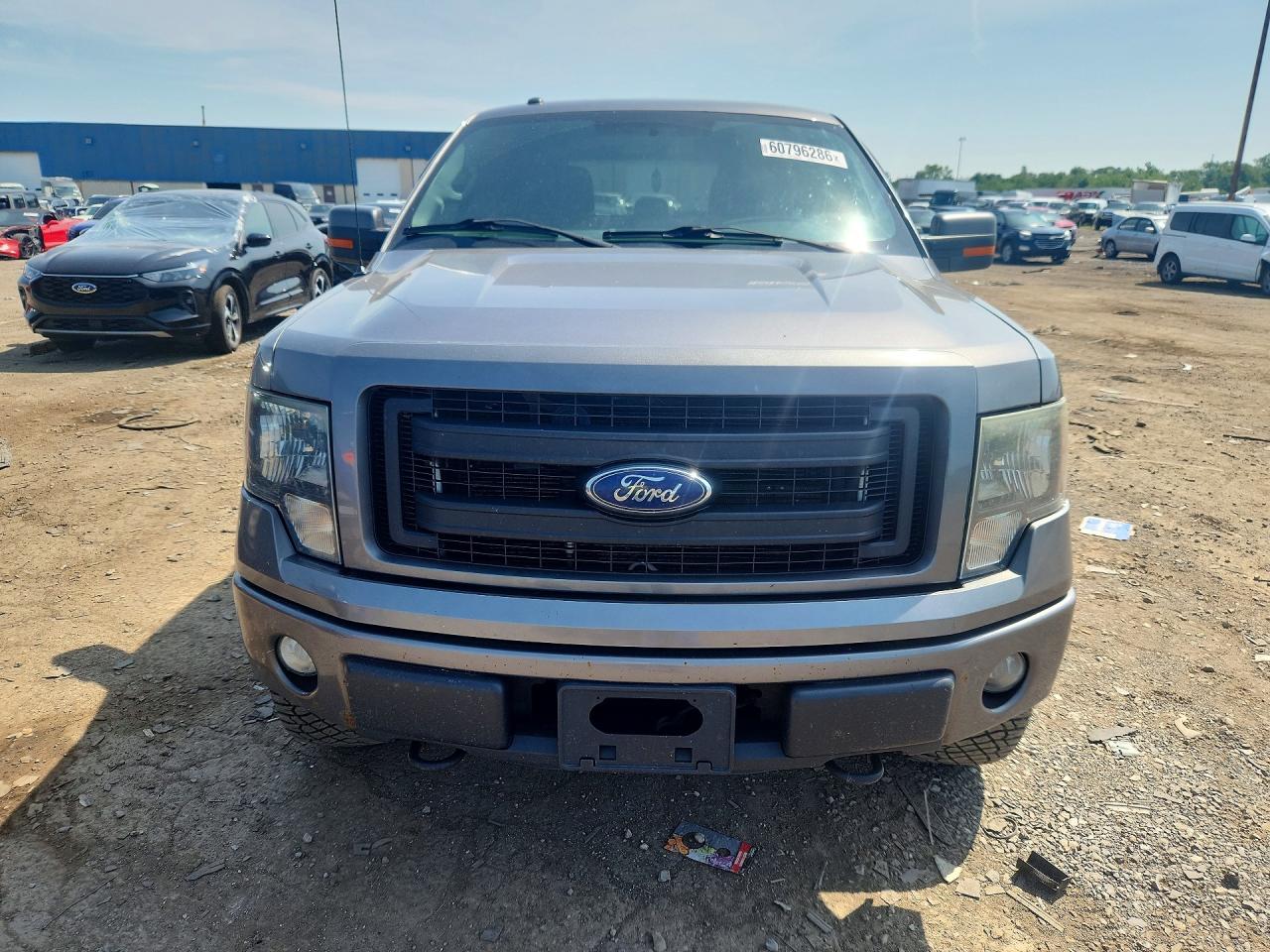 2014 Ford F150 Supercrew Gray vin: 1FTFW1EF9EKF48893