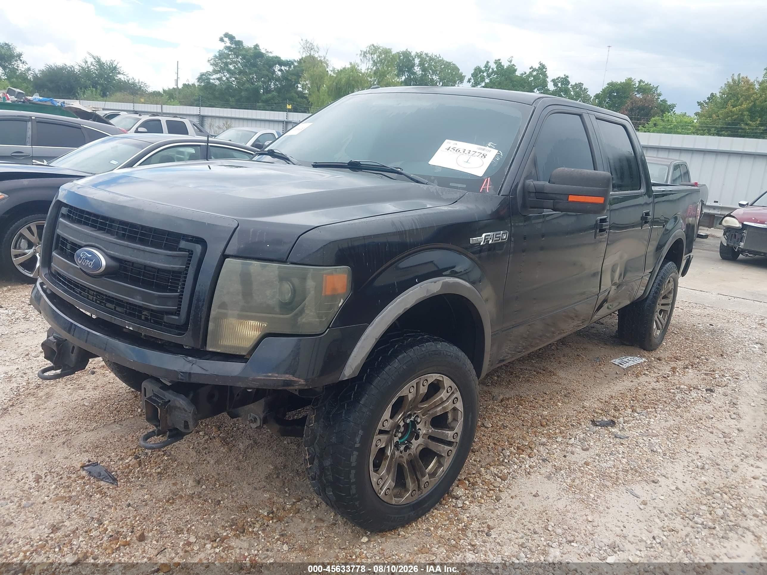 2014 Ford F-150 Fx4 Black vin: 1FTFW1EF9EKF53799