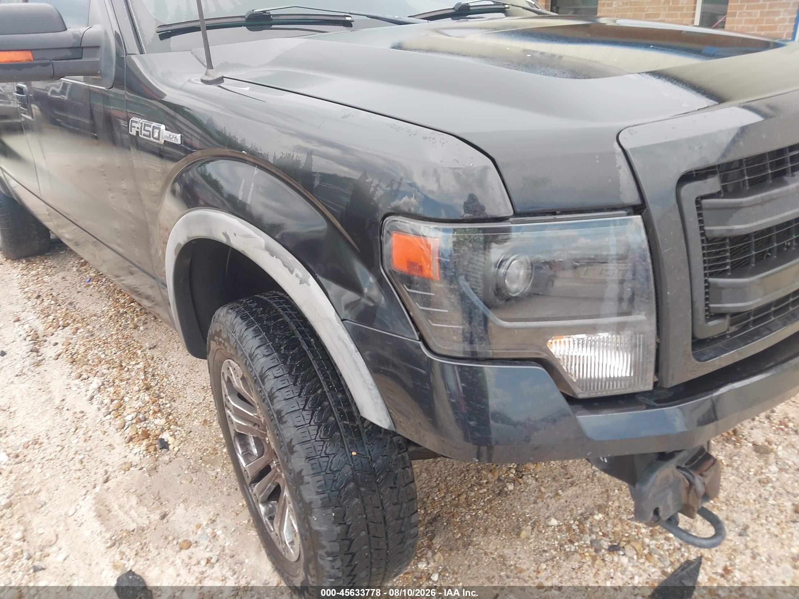 2014 Ford F-150 Fx4 Black vin: 1FTFW1EF9EKF53799
