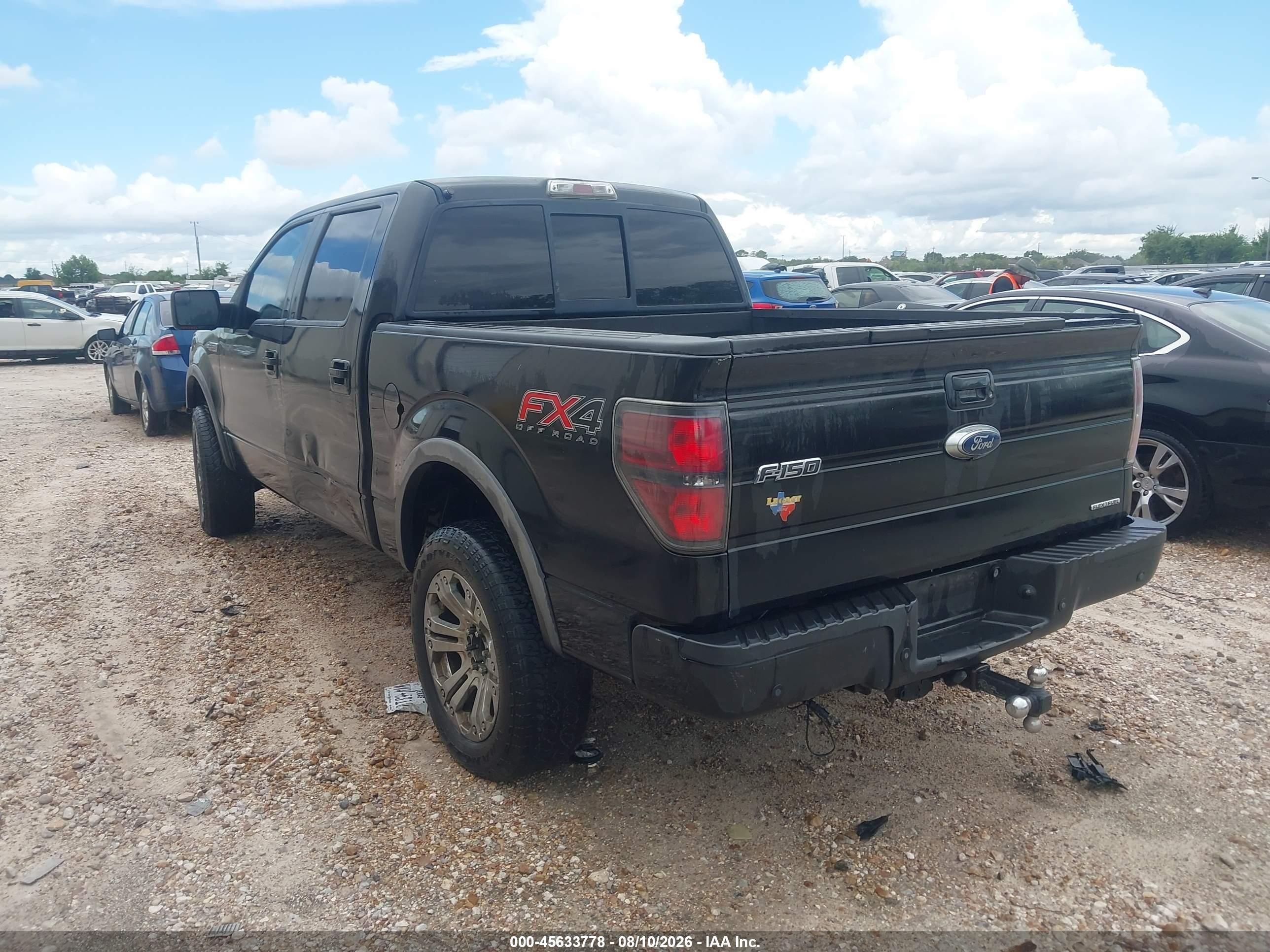 2014 Ford F-150 Fx4 Black vin: 1FTFW1EF9EKF53799