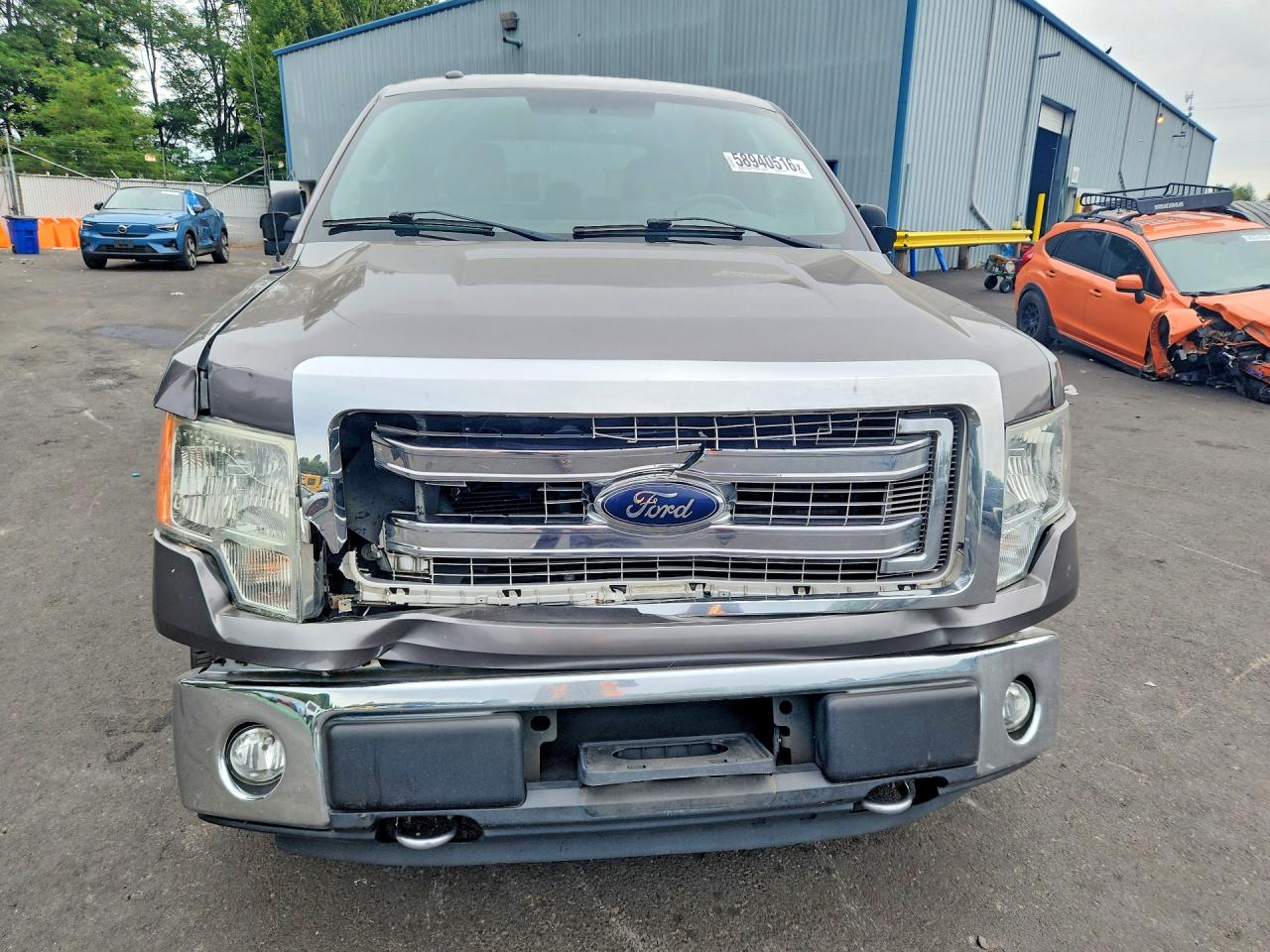 2014 Ford F150 Supercrew Gray vin: 1FTFW1EF9EKF82087