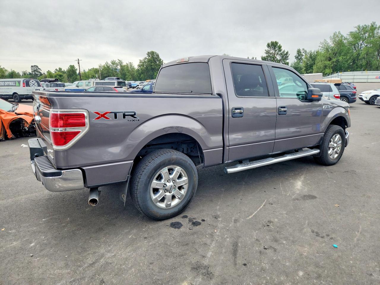 2014 Ford F150 Supercrew Gray vin: 1FTFW1EF9EKF82087