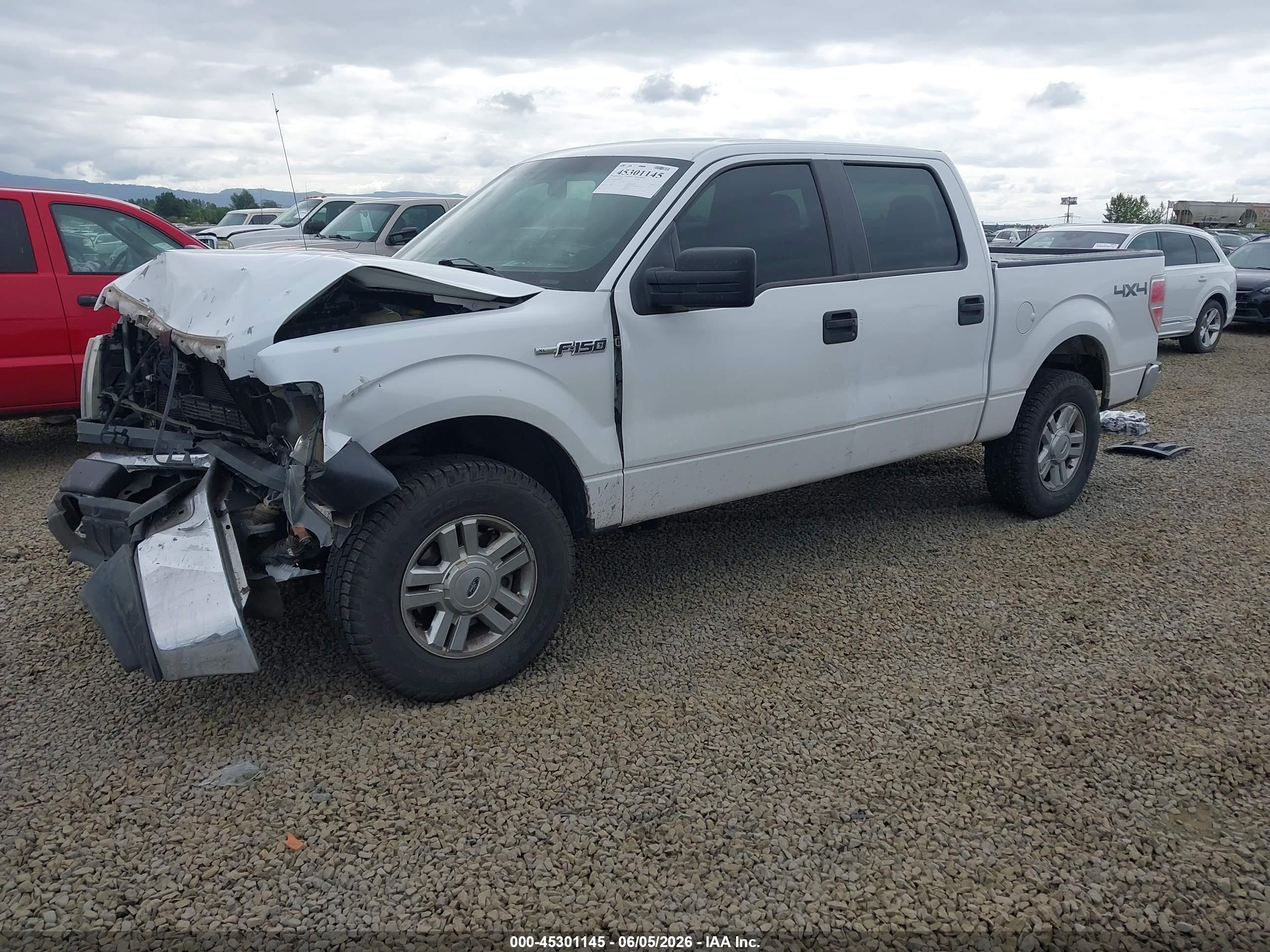 2014 Ford F-150 Xl White vin: 1FTFW1EF9EKG24323
