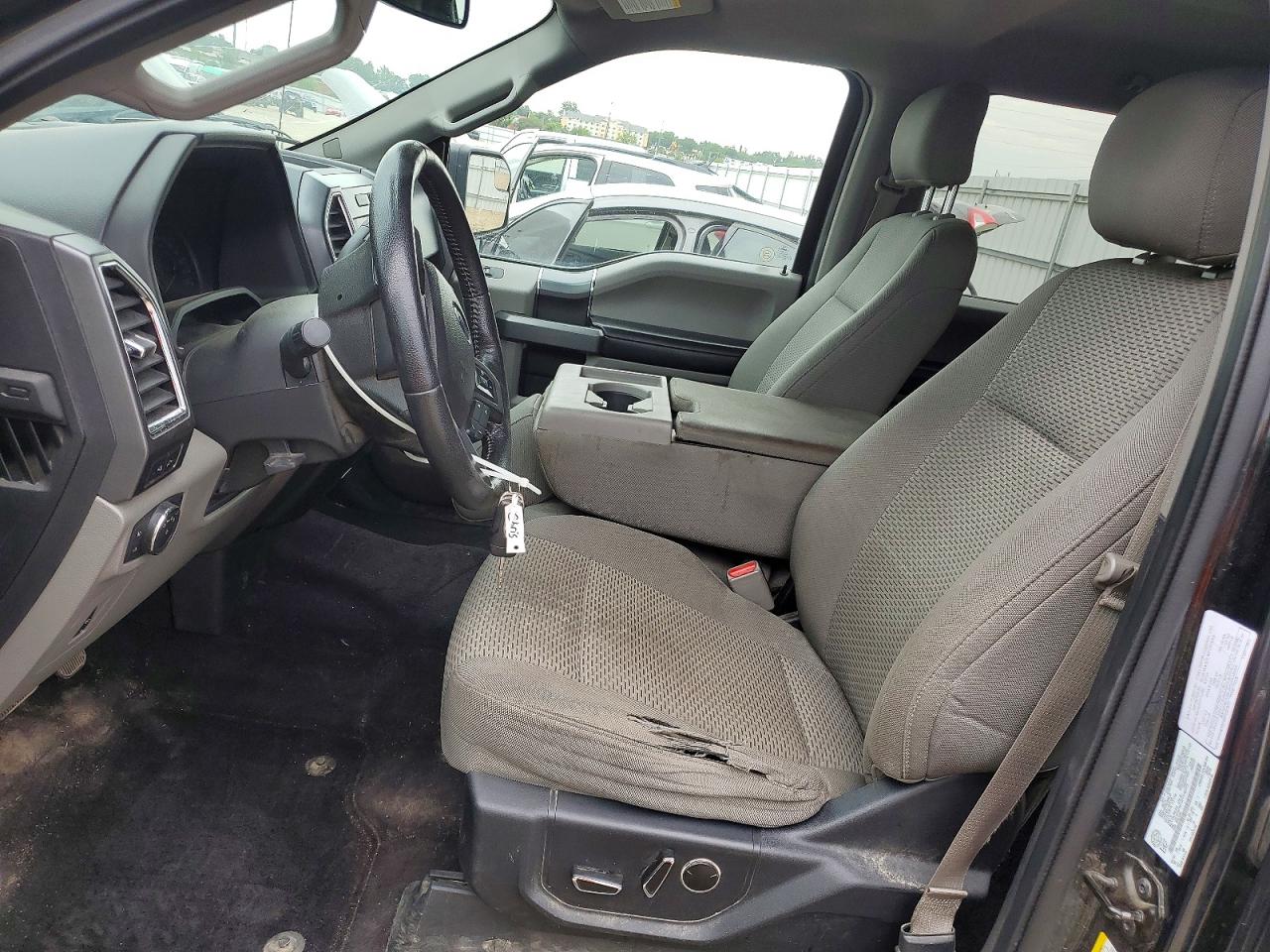 2015 Ford F150 Supercrew Black vin: 1FTFW1EF9FFC40472