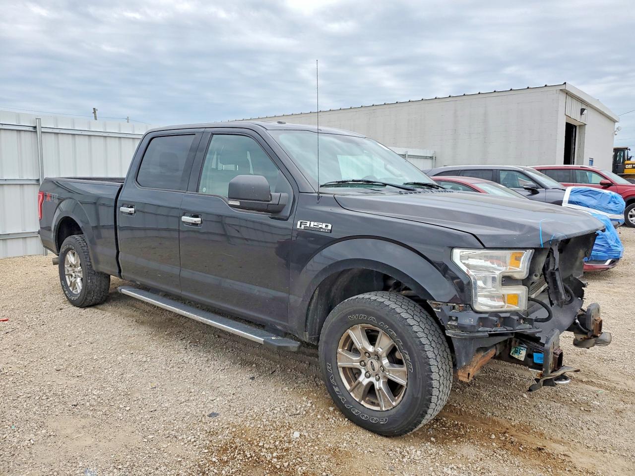 2015 Ford F150 Supercrew Black vin: 1FTFW1EF9FFC40472
