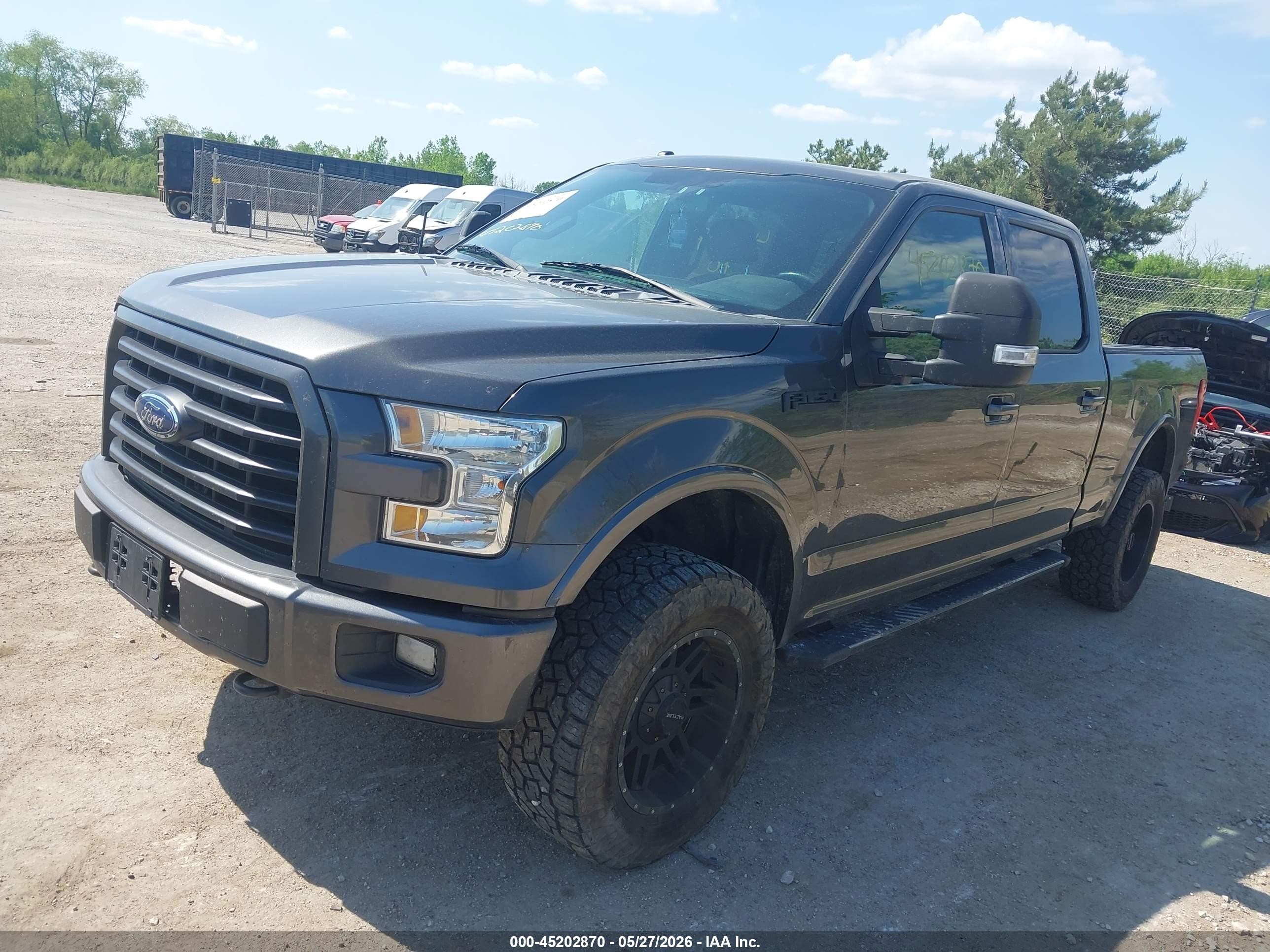 2015 Ford F-150 Xlt Gray vin: 1FTFW1EF9FFC40701
