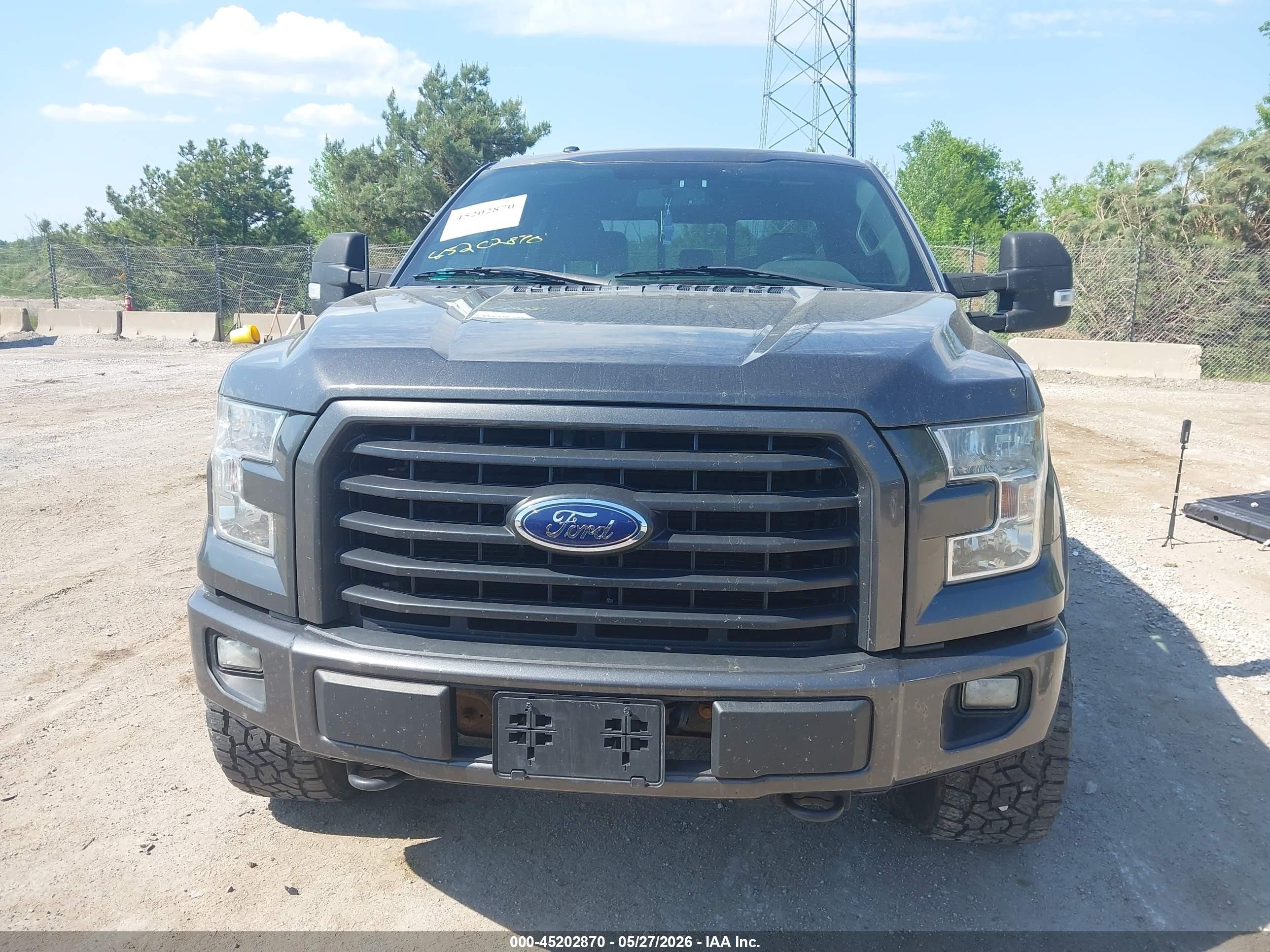 2015 Ford F-150 Xlt Gray vin: 1FTFW1EF9FFC40701