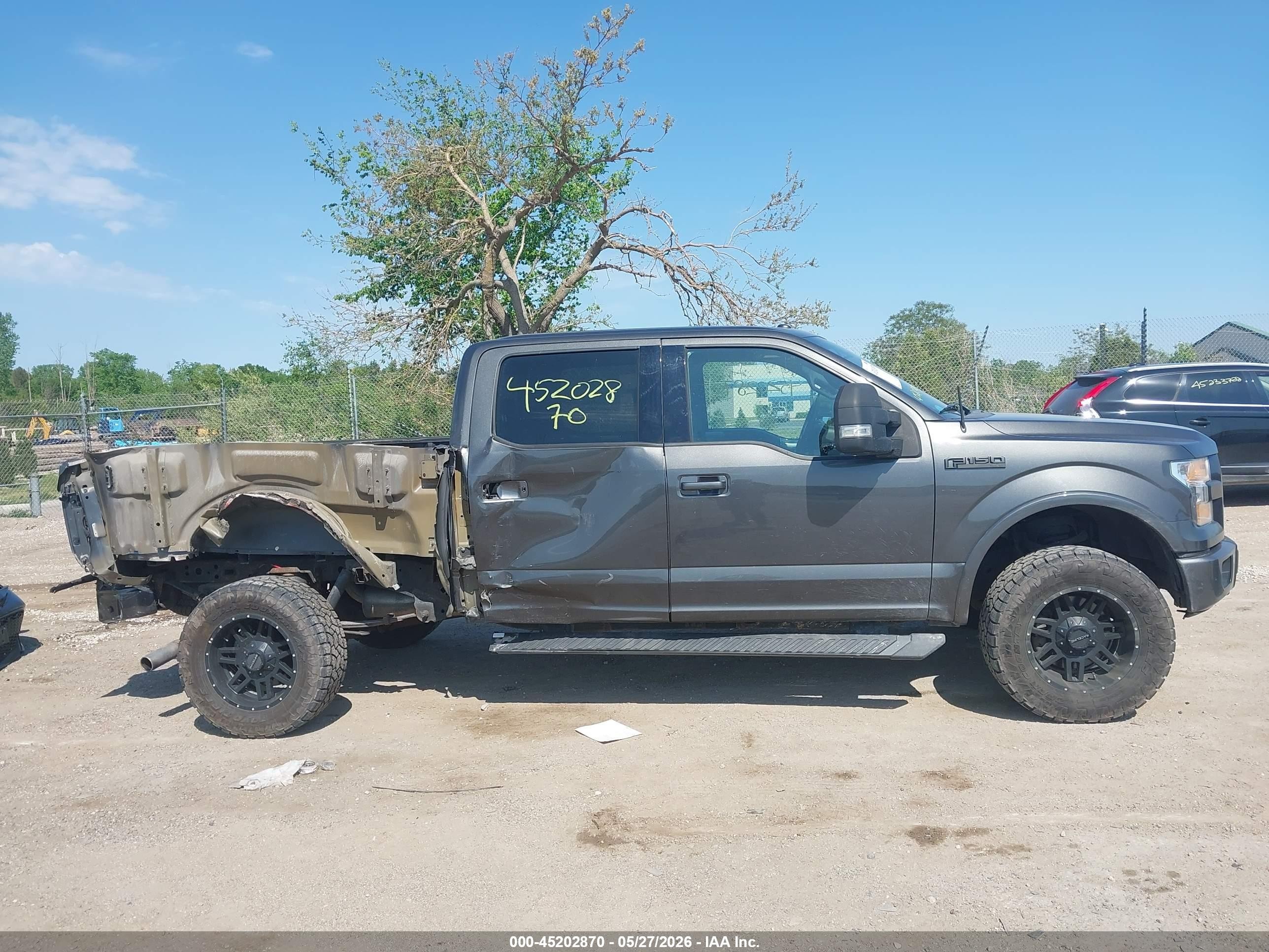 2015 Ford F-150 Xlt Gray vin: 1FTFW1EF9FFC40701