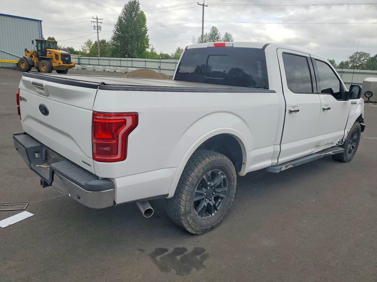 2015 Ford F150 Supercrew White vin: 1FTFW1EF9FKE00650