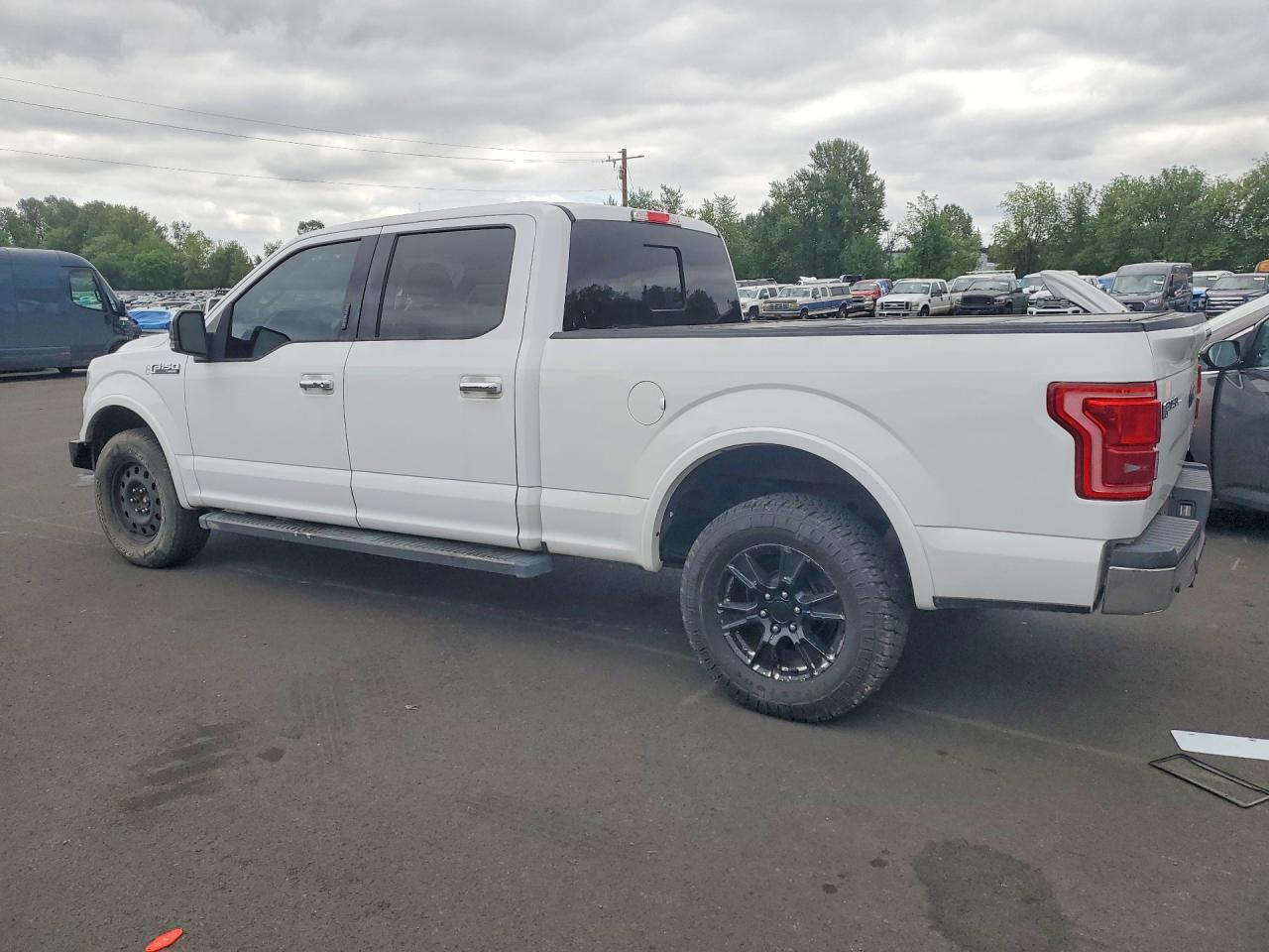 2015 Ford F150 Supercrew White vin: 1FTFW1EF9FKE00650