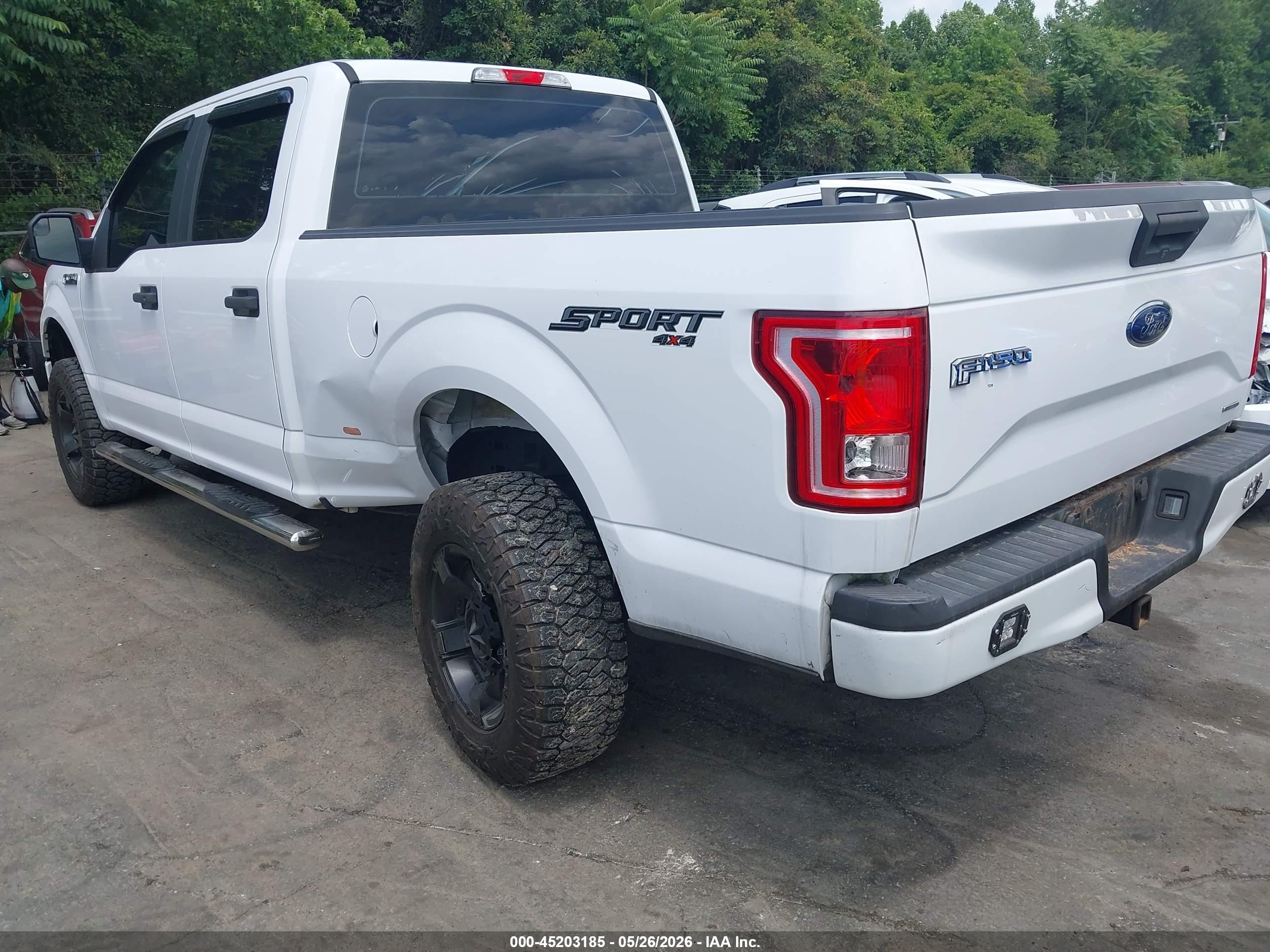 2016 Ford F-150 Xl Белый vin: 1FTFW1EF9GKF14634