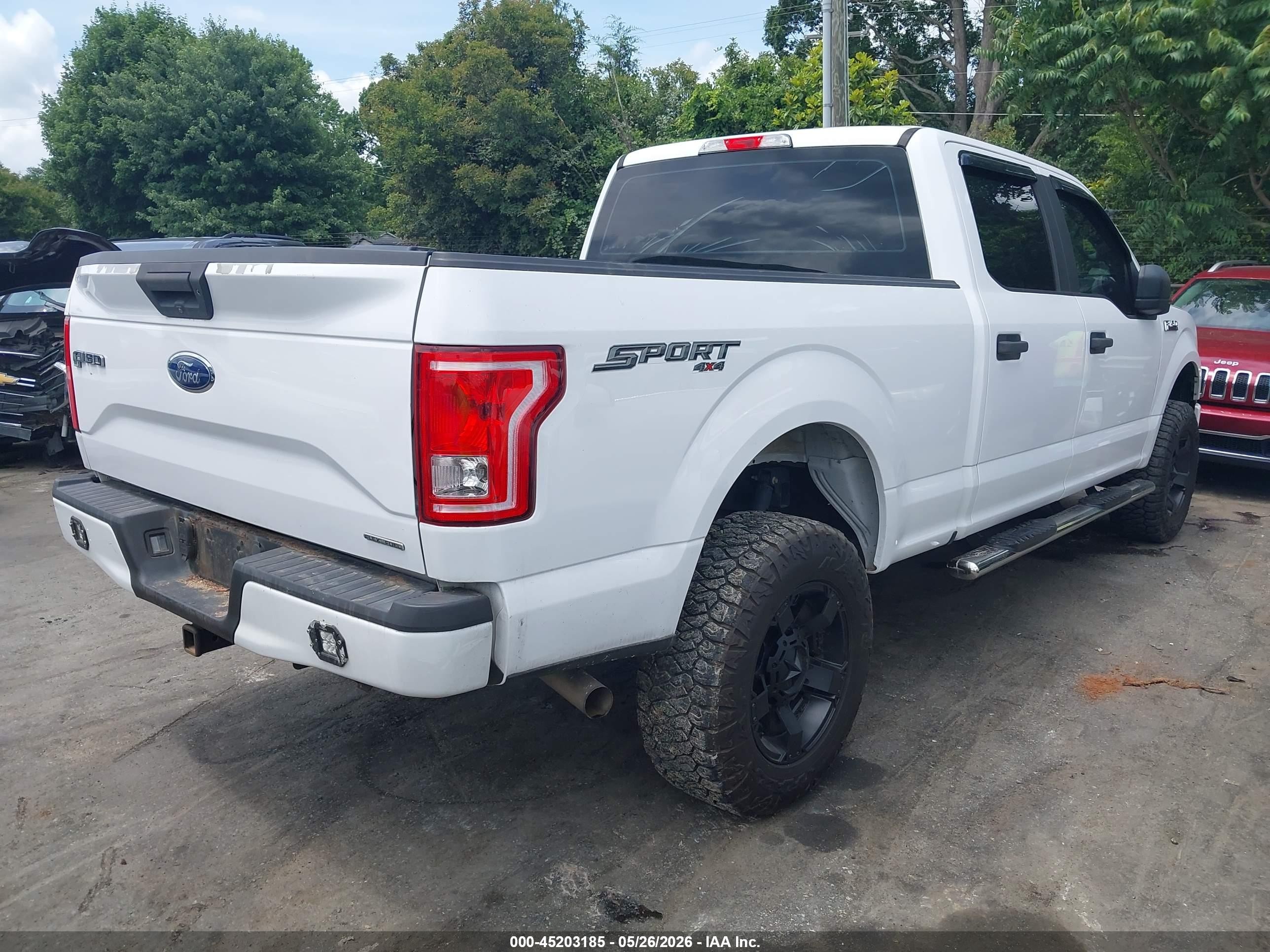 2016 Ford F-150 Xl Белый vin: 1FTFW1EF9GKF14634