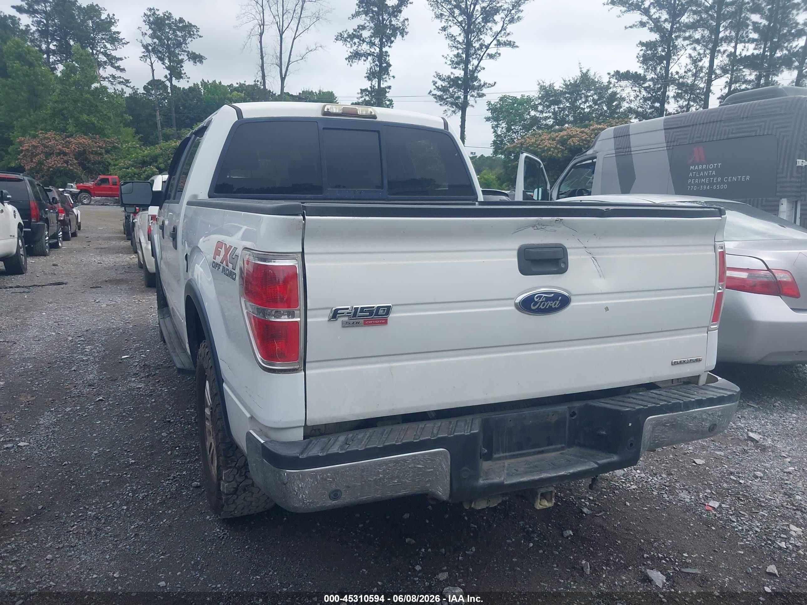 2011 Ford F-150 Xlt White vin: 1FTFW1EFXBFA78460